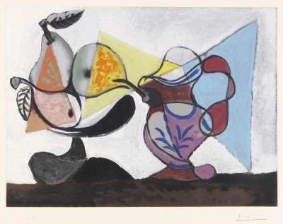 Nature Morte Aux Poires Et Au Pichet - Signed Print by Pablo Picasso 1960 - MyArtBroker