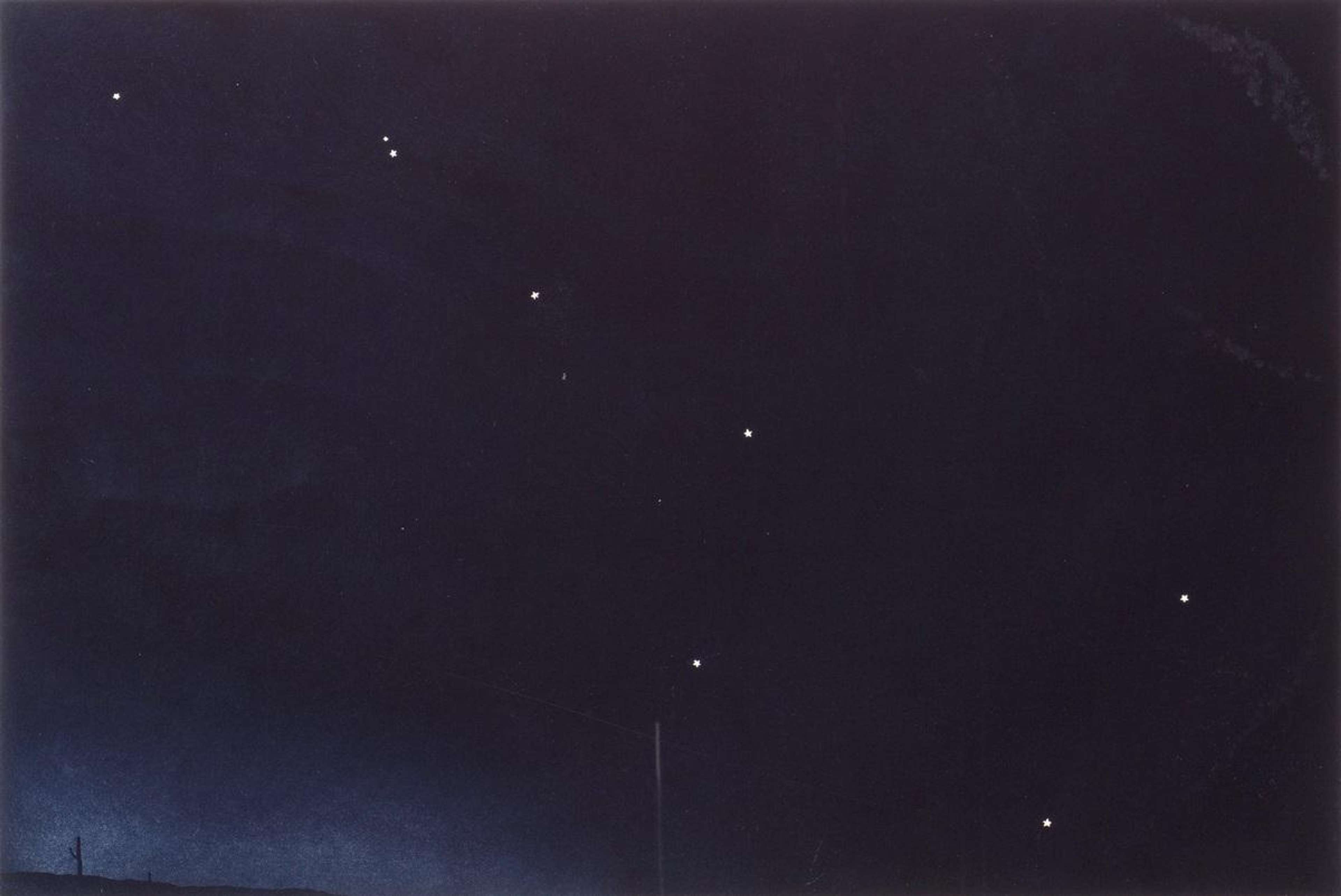 Big Dipper Over Desert - Signed Print by Ed Ruscha 1982 - MyArtBroker