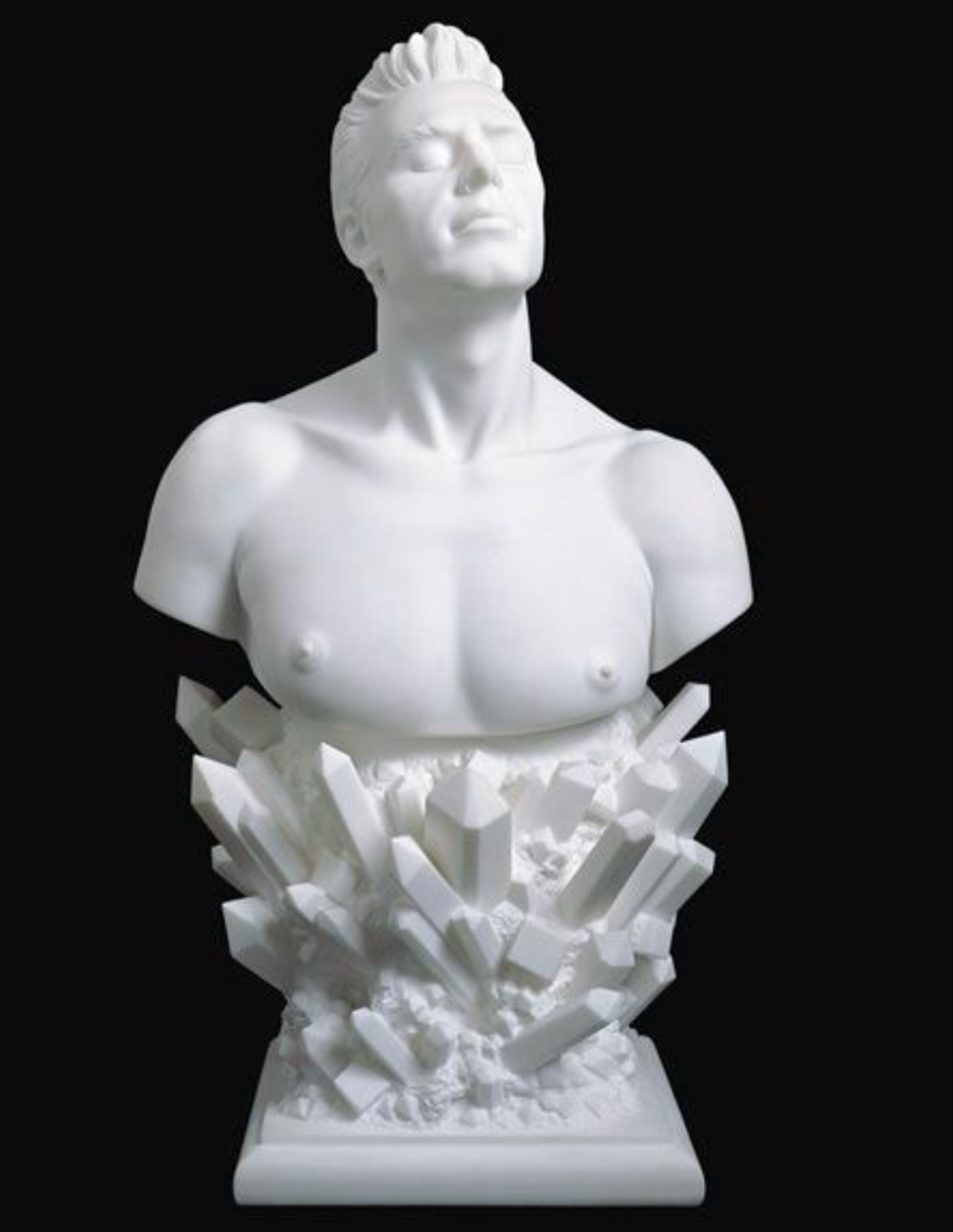 Self Portrait, Marble by Jeff Koons