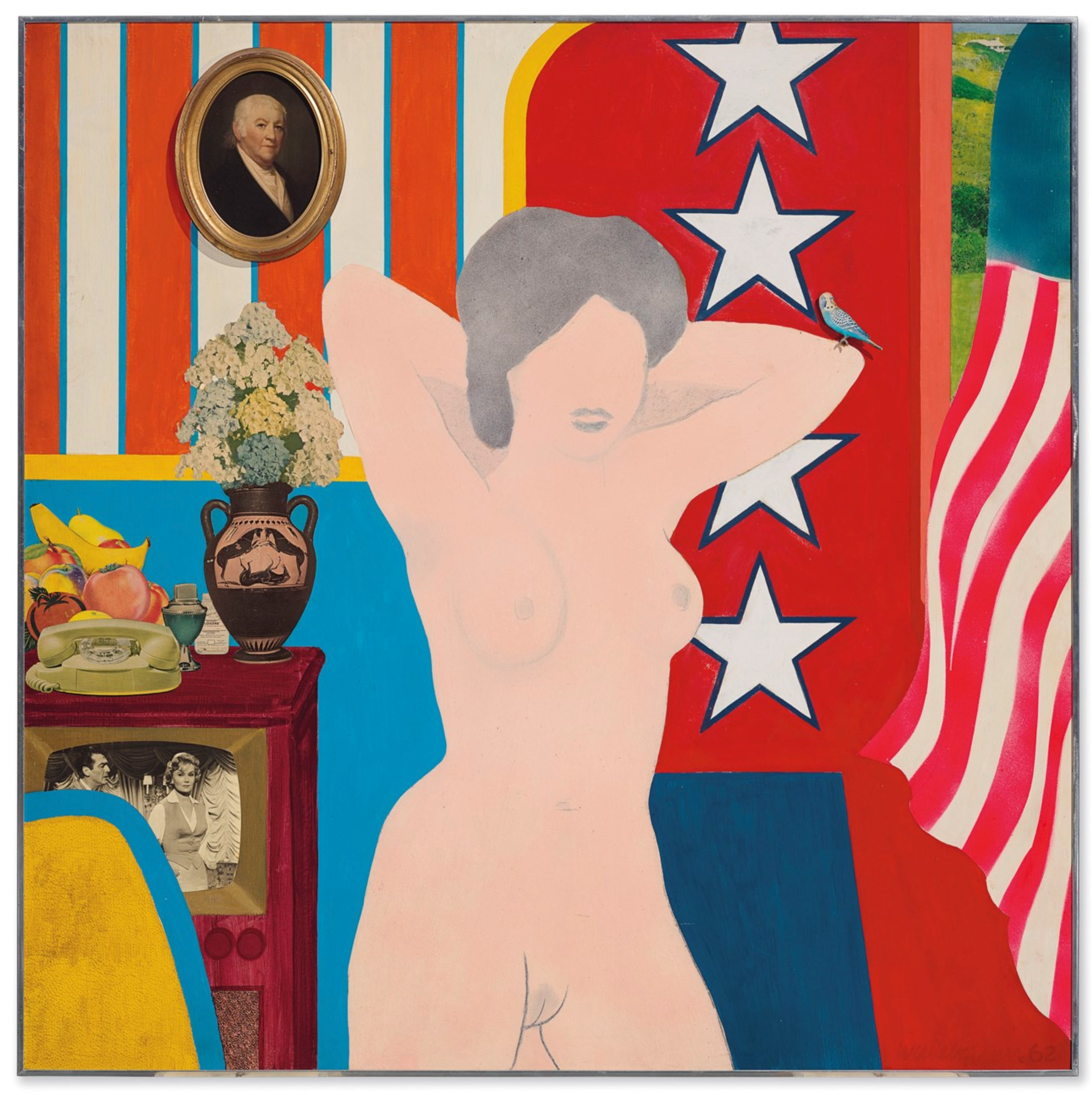Great American Nude no.34 by Tom Wesselmann