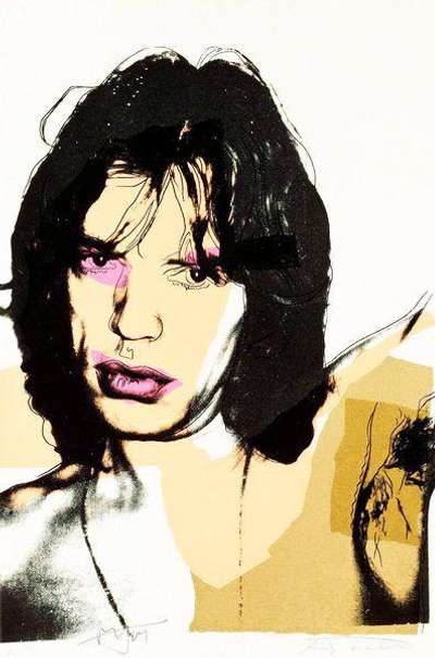 Mick Jagger (F. & S. II.141) - Signed Print by Andy Warhol 1975 - MyArtBroker