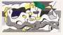 Roy Lichtenstein: At The Beach - Signed Print