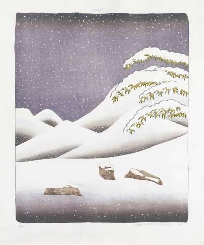 Snow - Signed Print by David Hockney 1973 - MyArtBroker