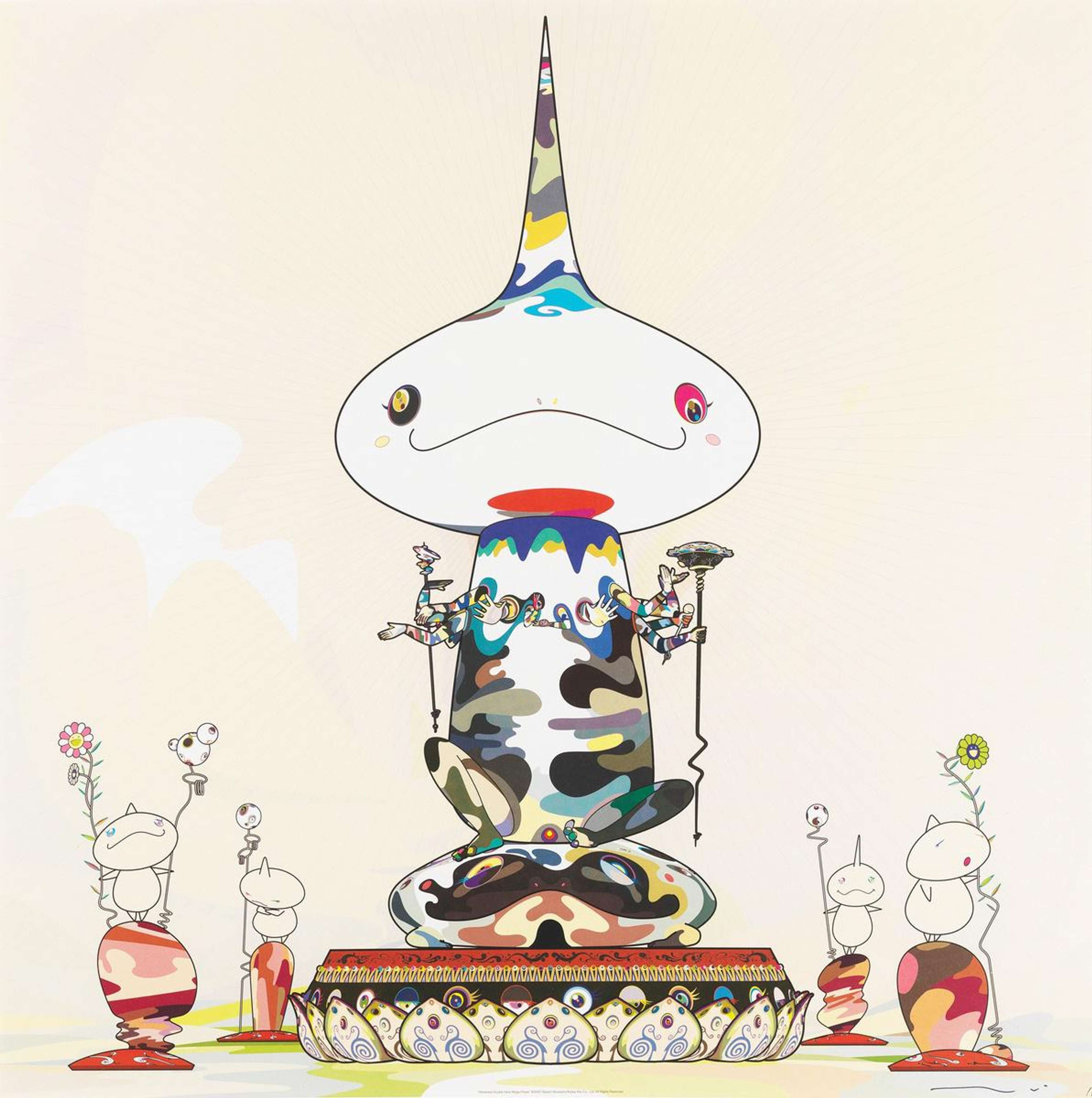 Reversed Double Helix Mega Power - Signed Print by Takashi Murakami 2005 - MyArtBroker