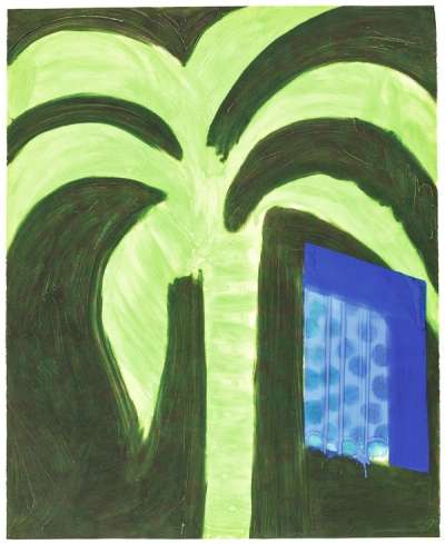 Palm And Window - Signed Print by Howard Hodgkin 1990 - MyArtBroker
