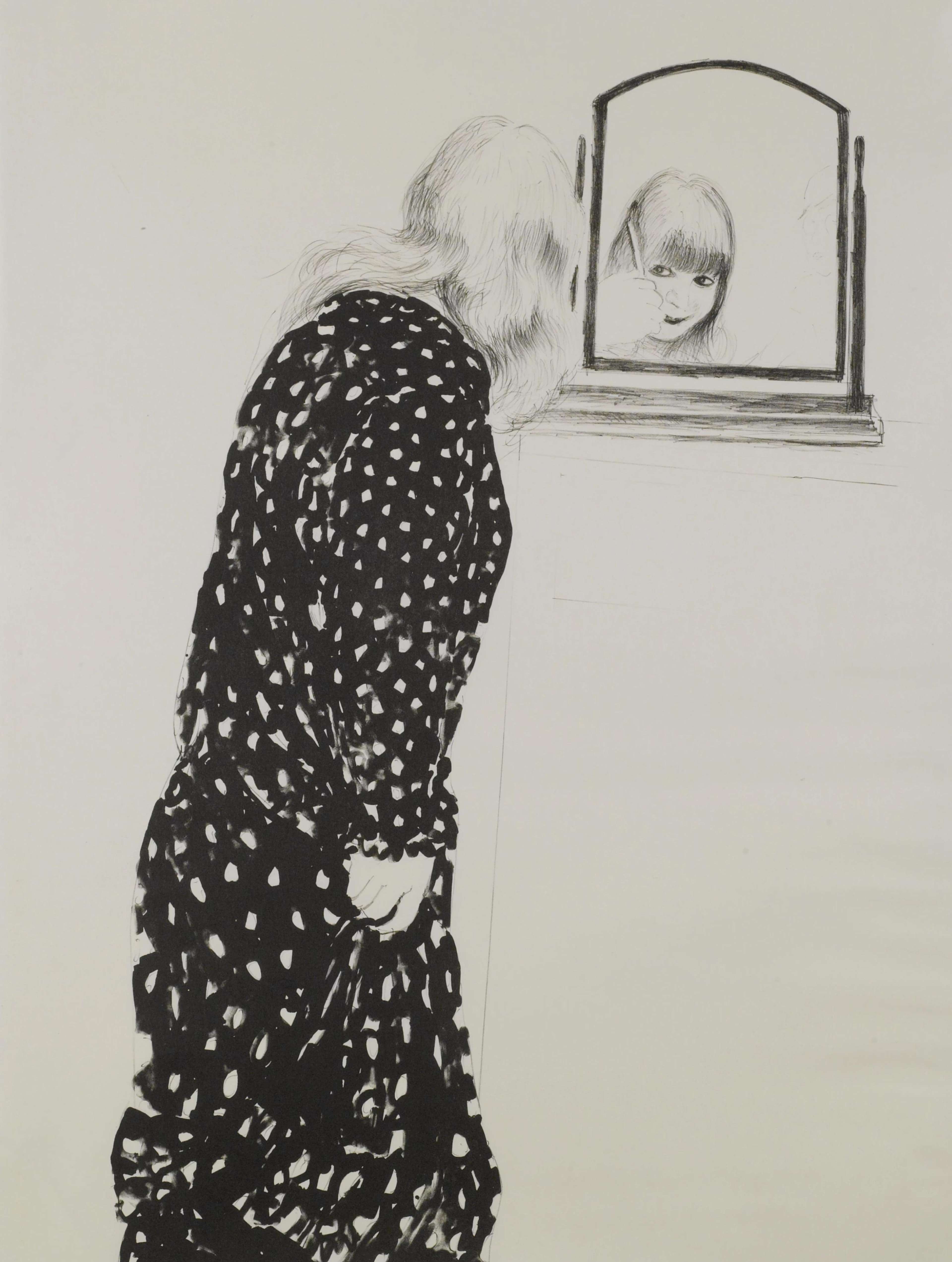 A Lot More Of Ann Combing Her Hair - Signed Print by David Hockney 1979 - MyArtBroker