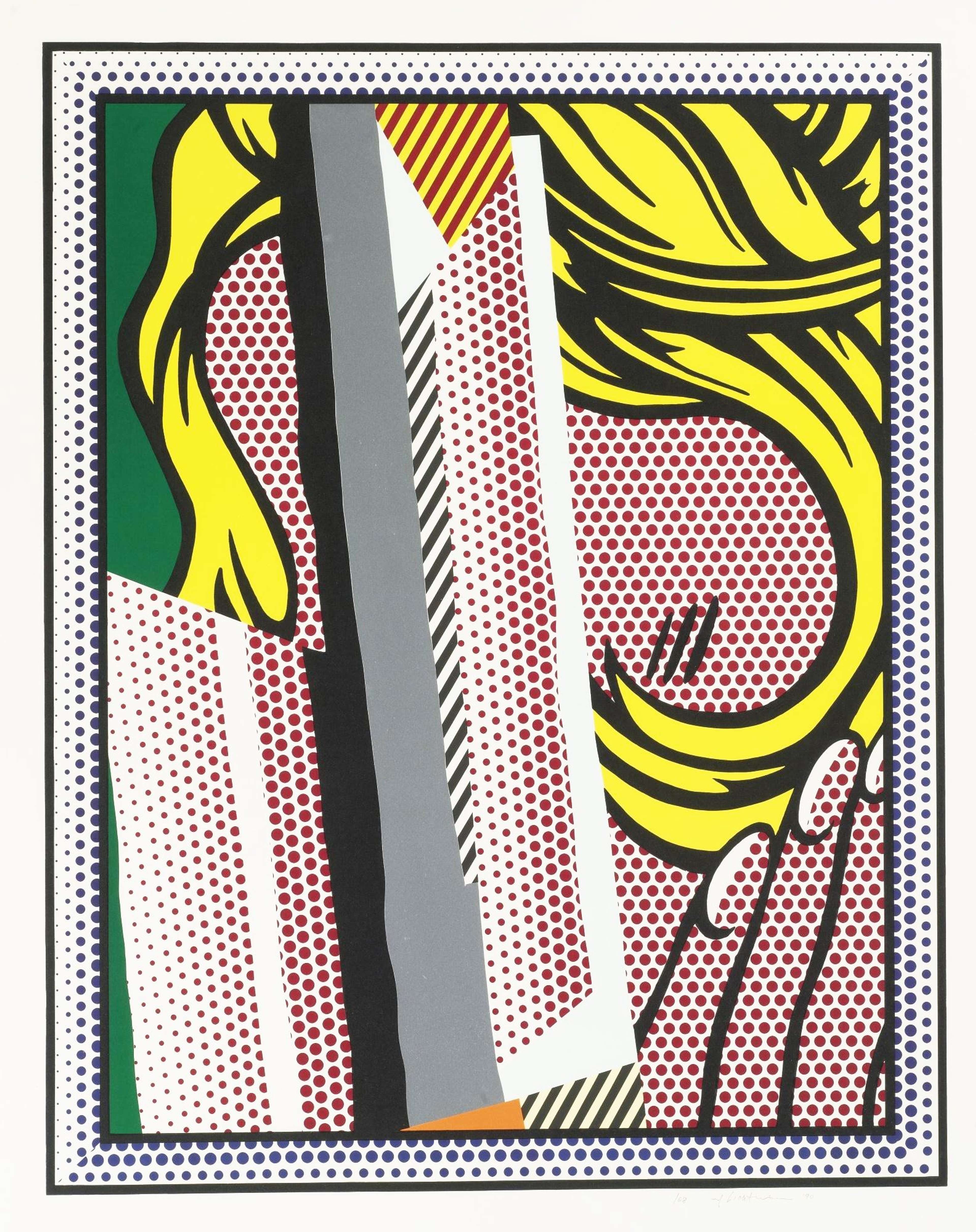 Reflections On Hair by Roy Lichtenstein