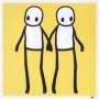 Stik: Holding Hands (yellow) - Signed Print