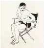 David Hockney: Celia In The Director's Chair - Signed Print