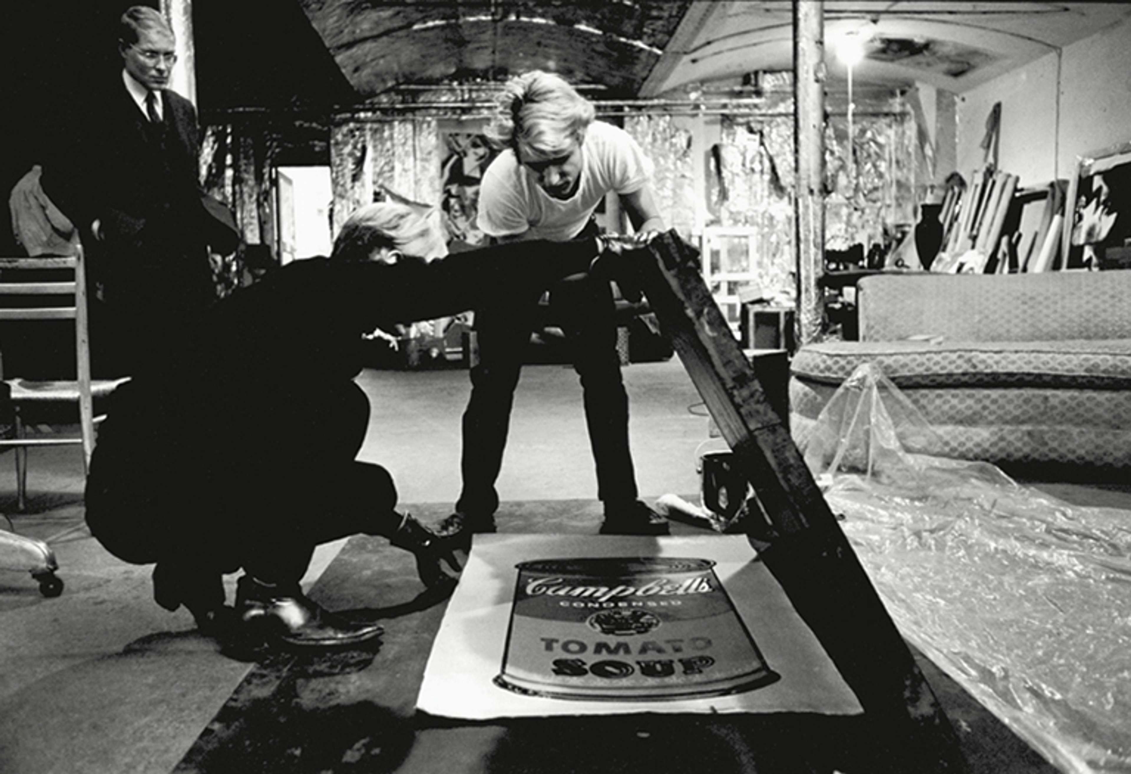 Andy Warhol working at the Factory - MyArtBroker