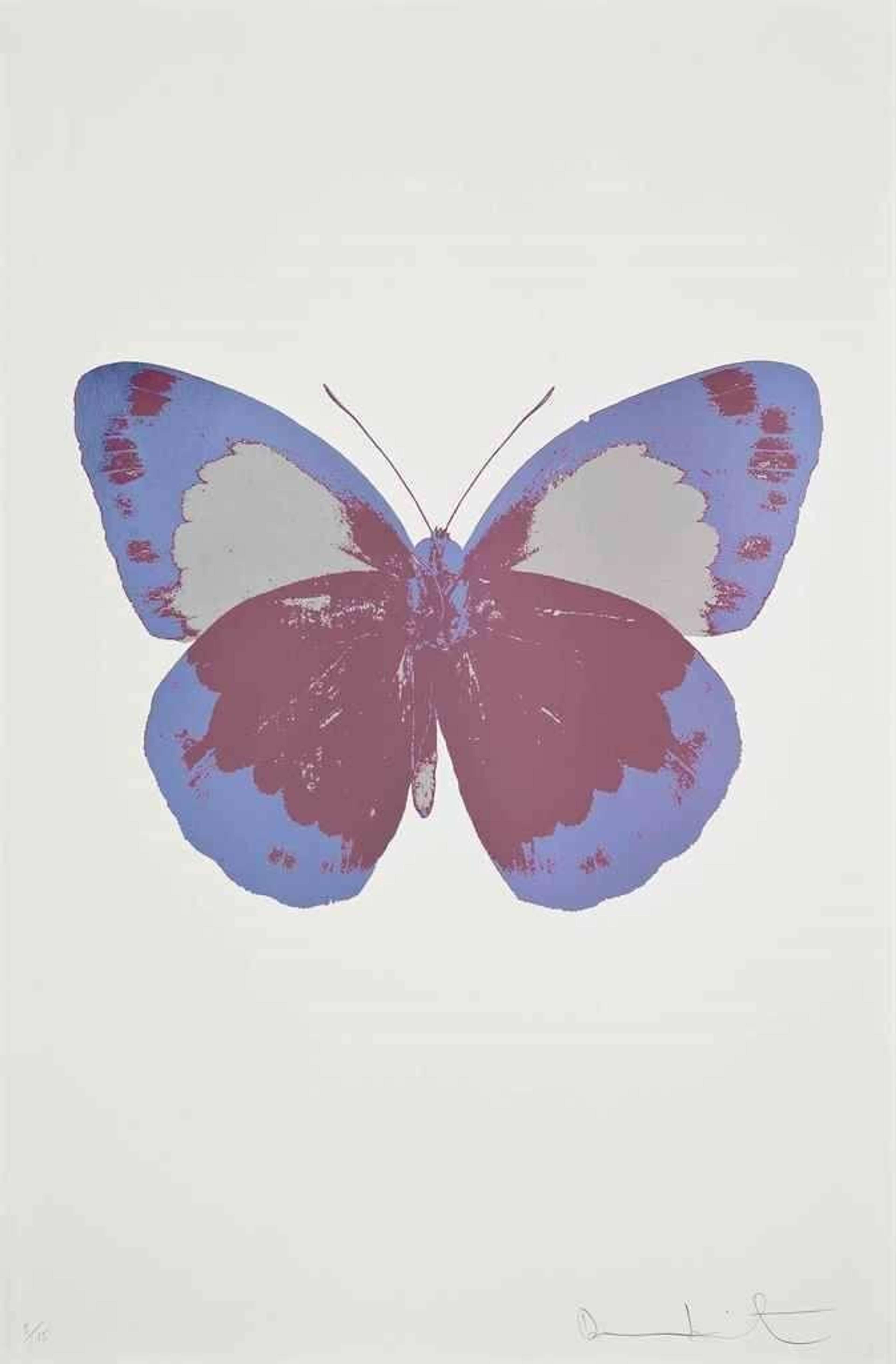 The Souls II (loganberry pink, cornflower blue, silver gloss) - Signed Print by Damien Hirst 2010 - MyArtBroker