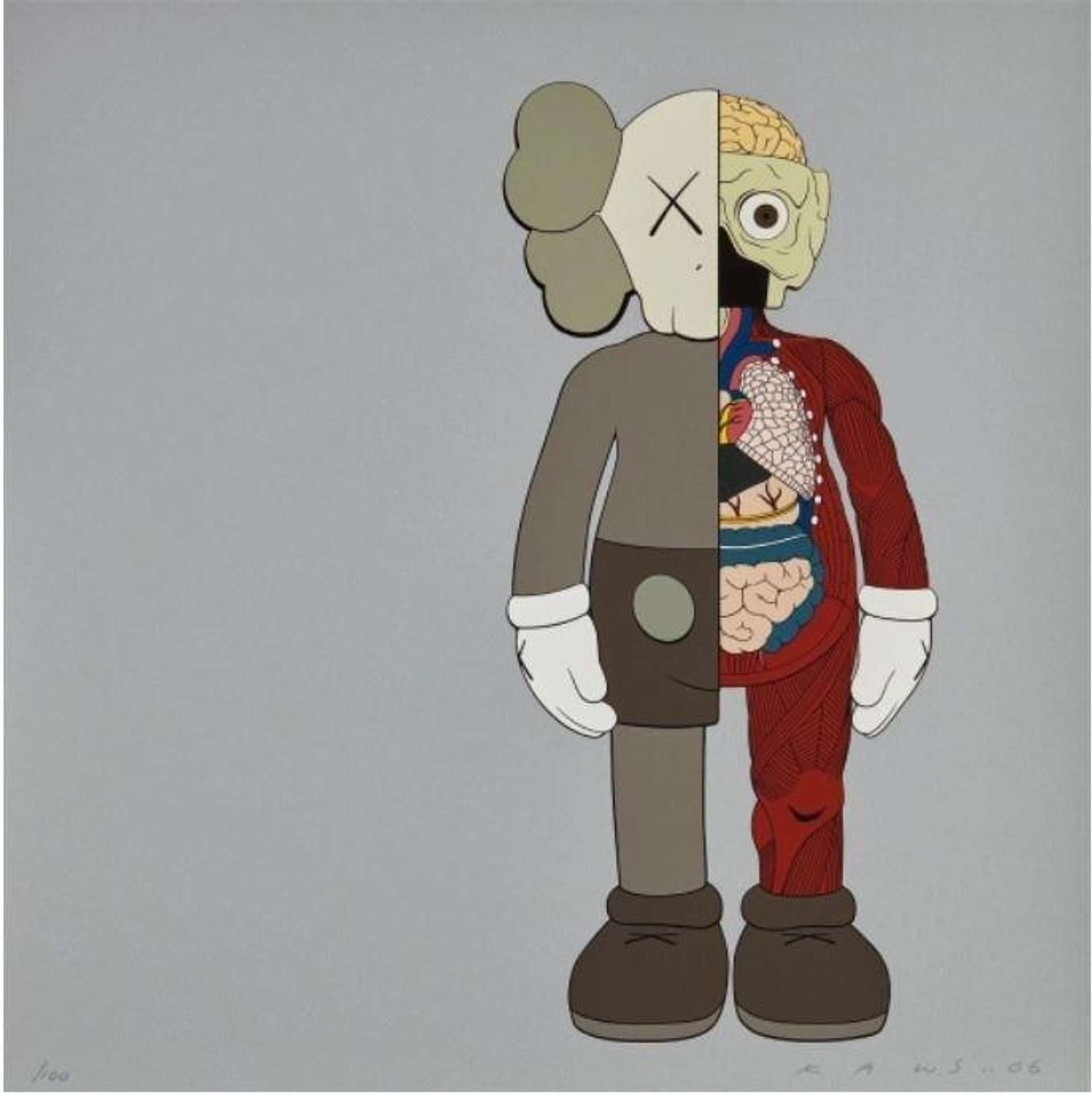 Dissected Companion (Brown) by KAWS