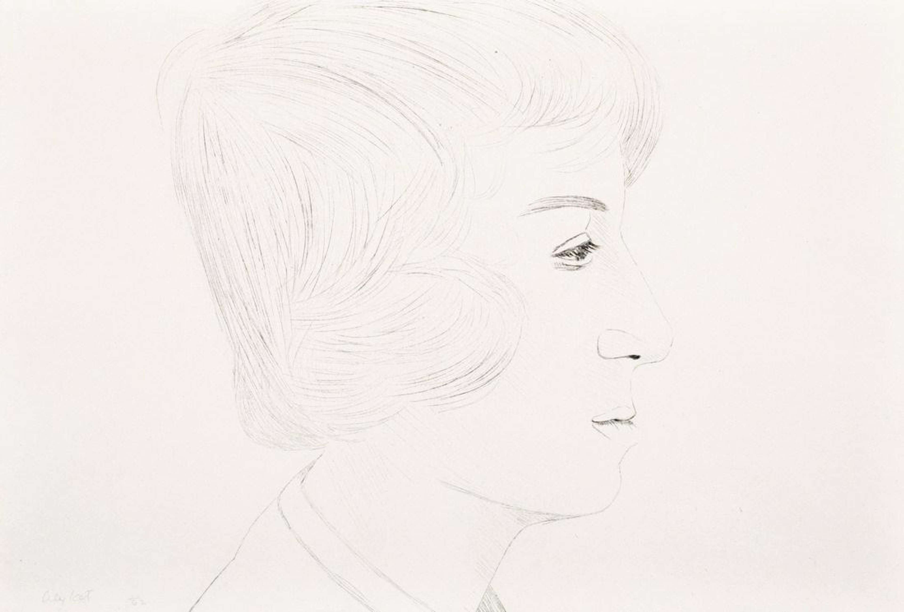 Profile Of Vincent - Signed Print by Alex Katz 1974 - MyArtBroker