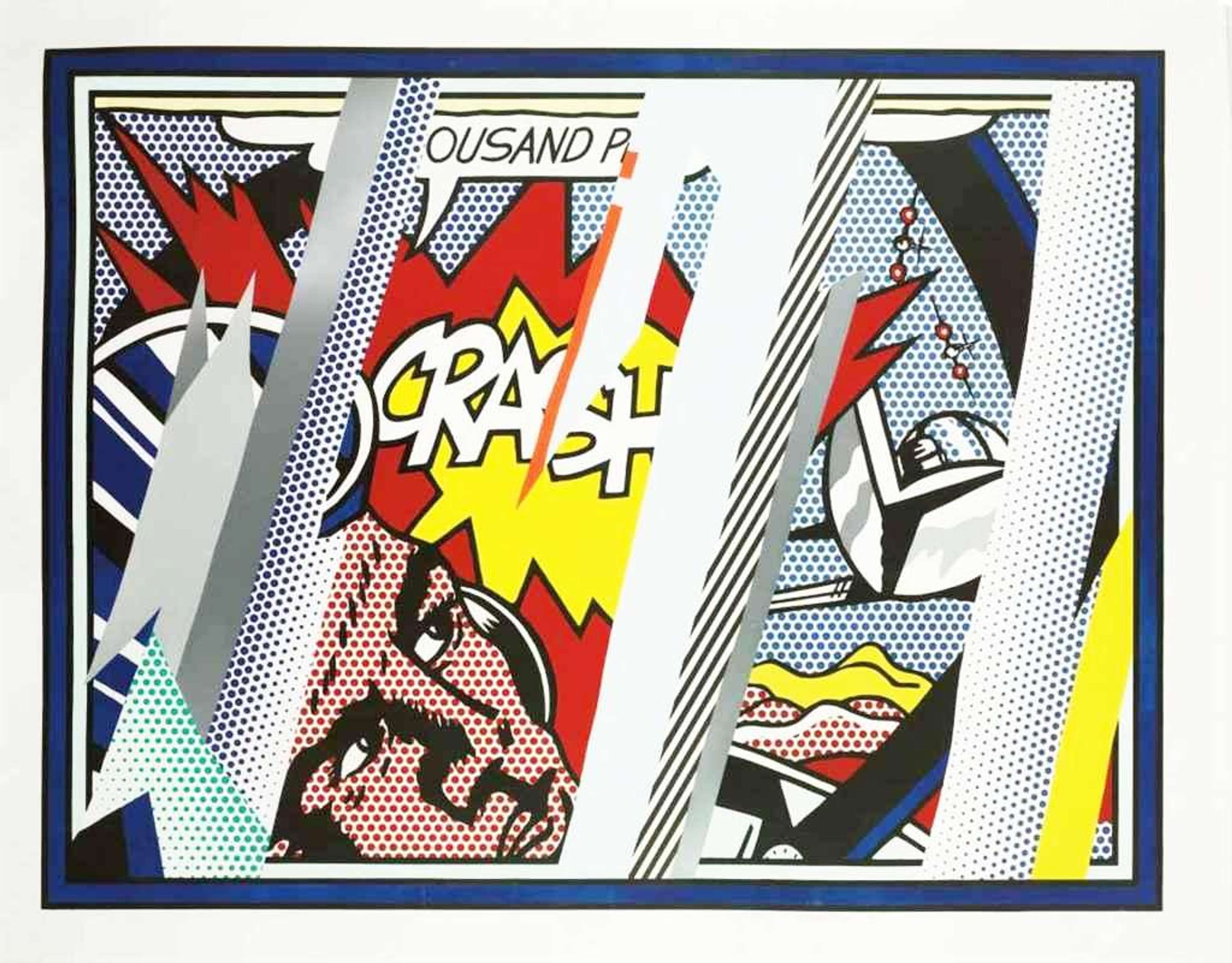 Reflections On Crash - Signed Print by Roy Lichtenstein 1990 - MyArtBroker