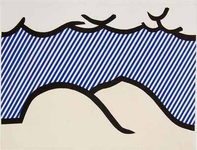 Illustration For De Denver Au Montana Depart Mai - Signed Print by Roy Lichtenstein 1992 - MyArtBroker