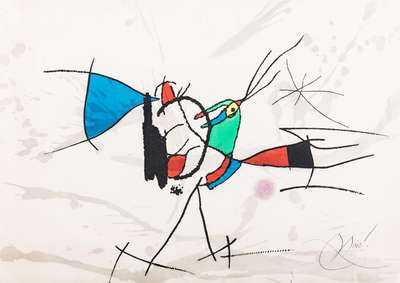 Le Cri Du Coq De Bruyère - Signed Print by Joan Miró 1973 - MyArtBroker