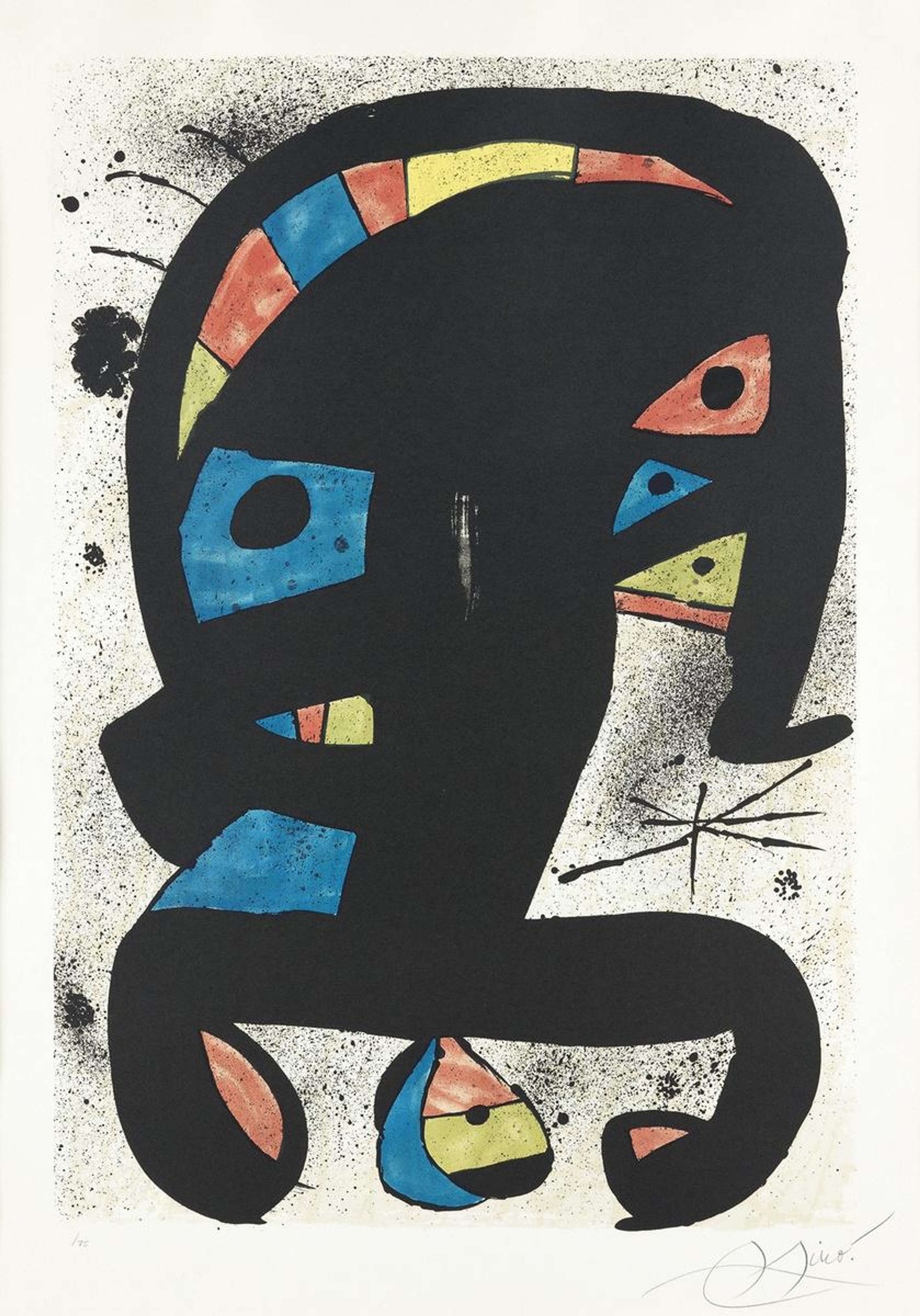 El Rei Garrell - Signed Print by Joan Miró 1979 - MyArtBroker