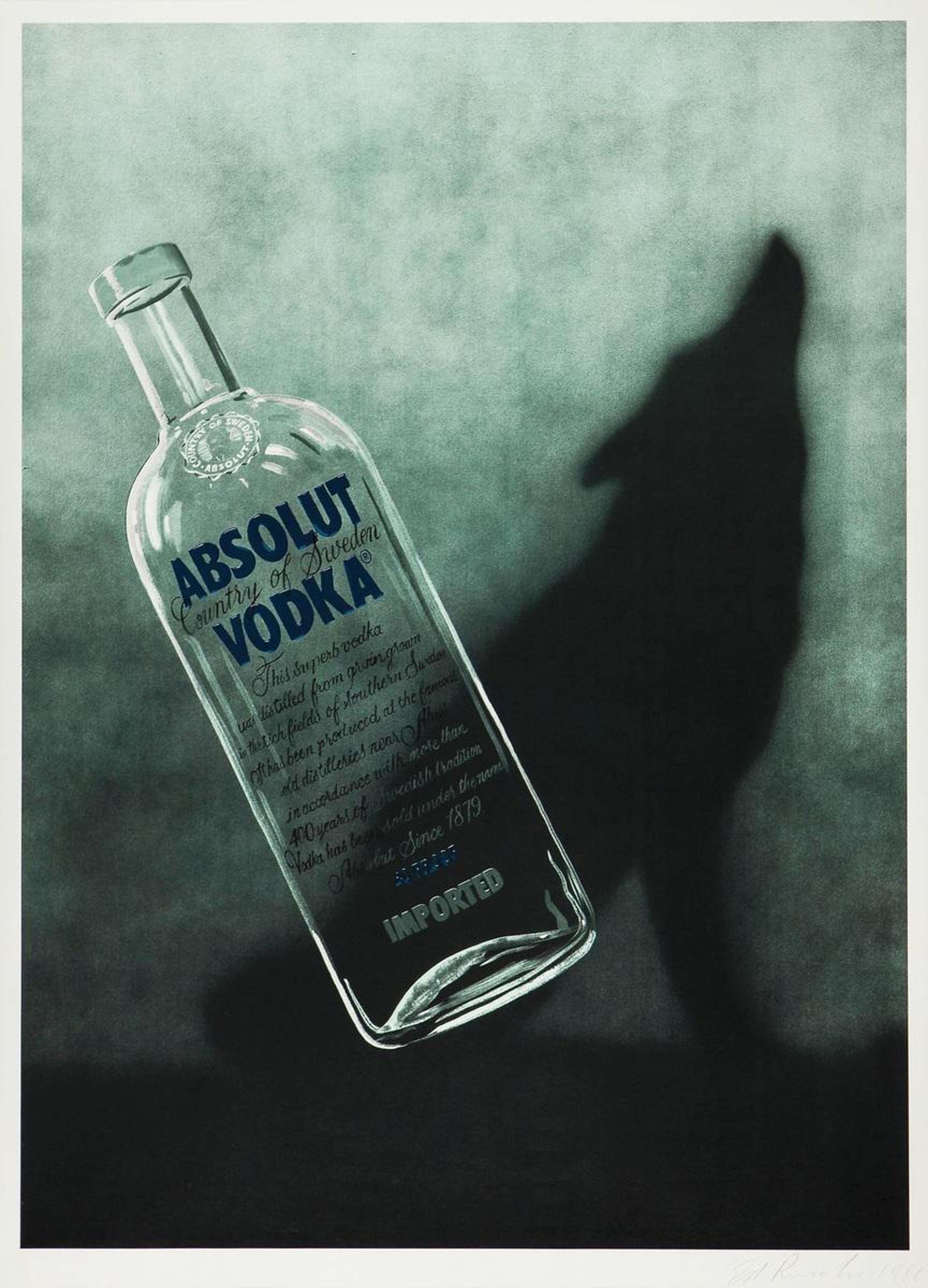 Absolut Ruscha - Signed Print by Ed Ruscha 1988 - MyArtBroker