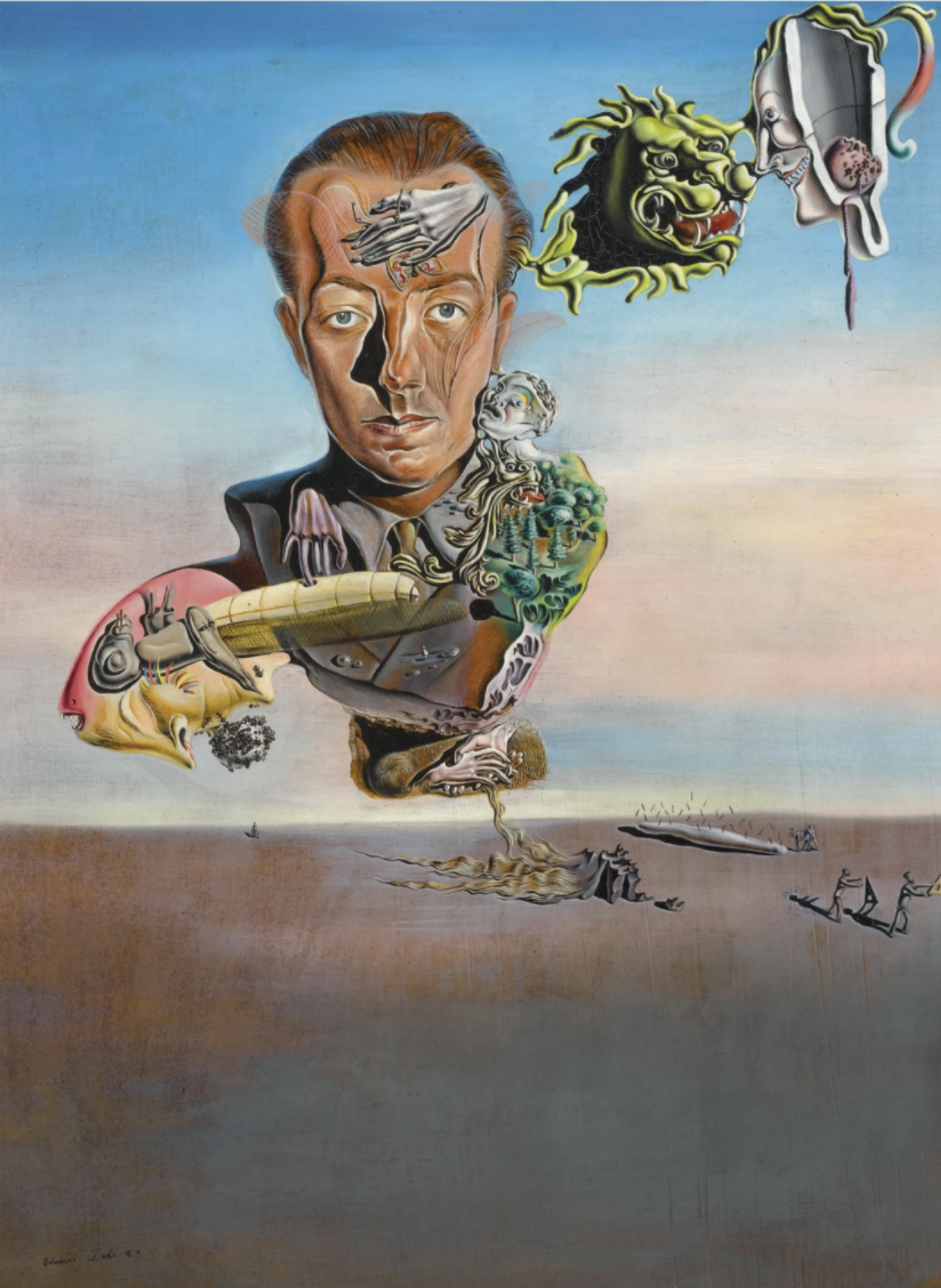 Portrait de Paul Eluard by Salvador Dalí