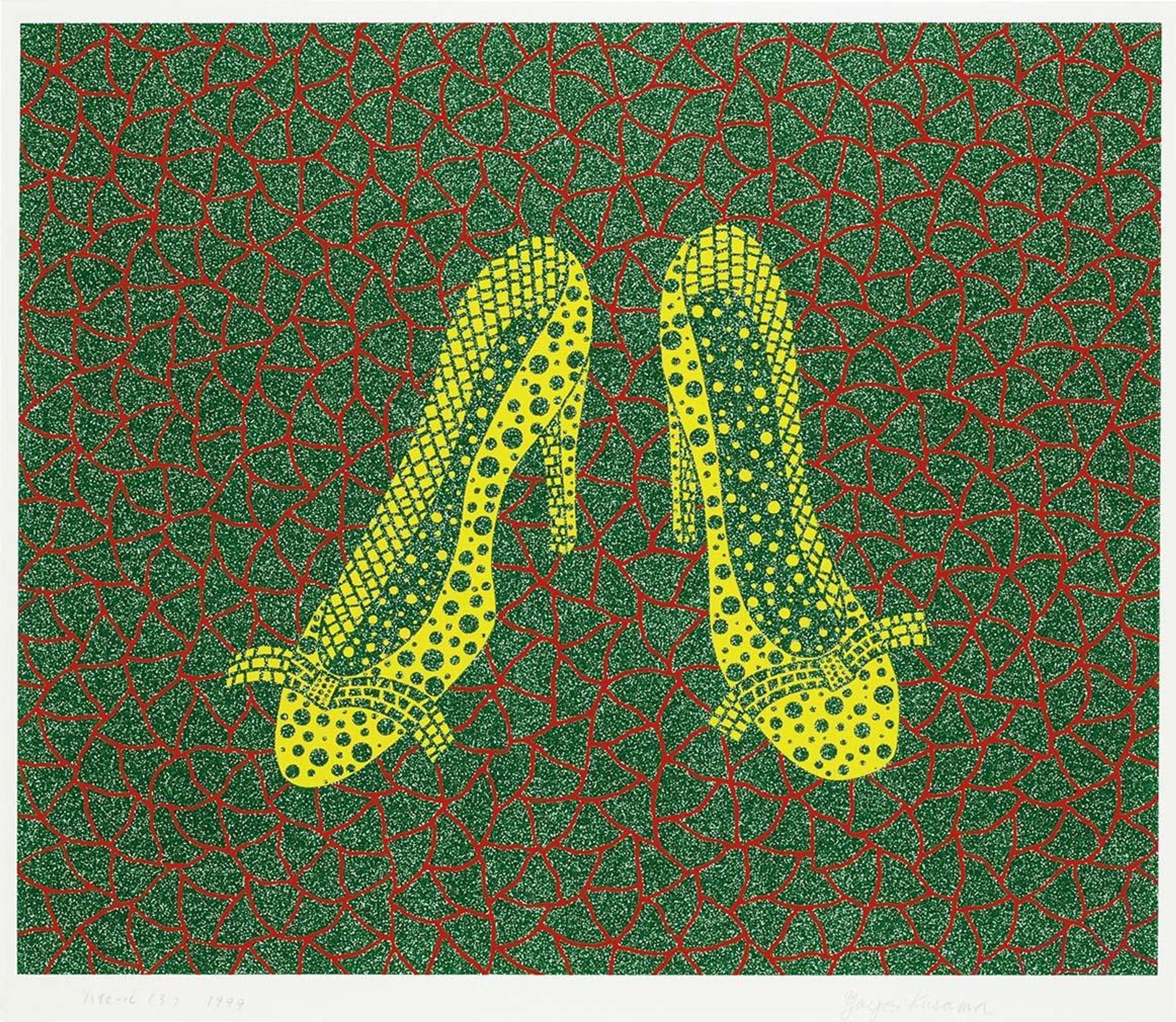 High Heels 3 - Signed Print by Yayoi Kusama 1999 - MyArtBroker