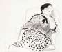 David Hockney: Celia In An Armchair - Signed Print