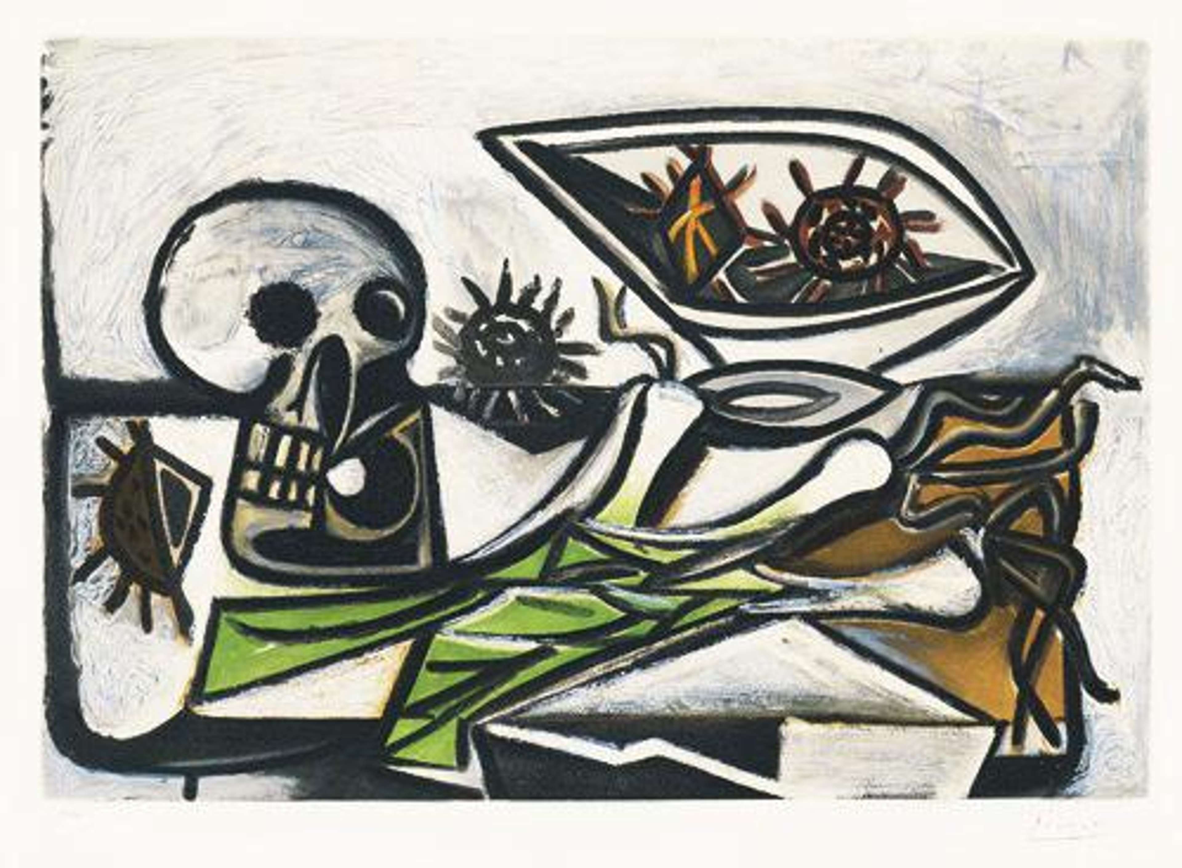 Nature Morte Au Crâne - Signed Print by Pablo Picasso 1960 - MyArtBroker