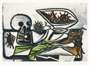 Pablo Picasso: Nature Morte Au Crâne - Signed Print
