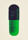 Damien Hirst: The Cure (cream, aubergine, pea green) - Signed Print