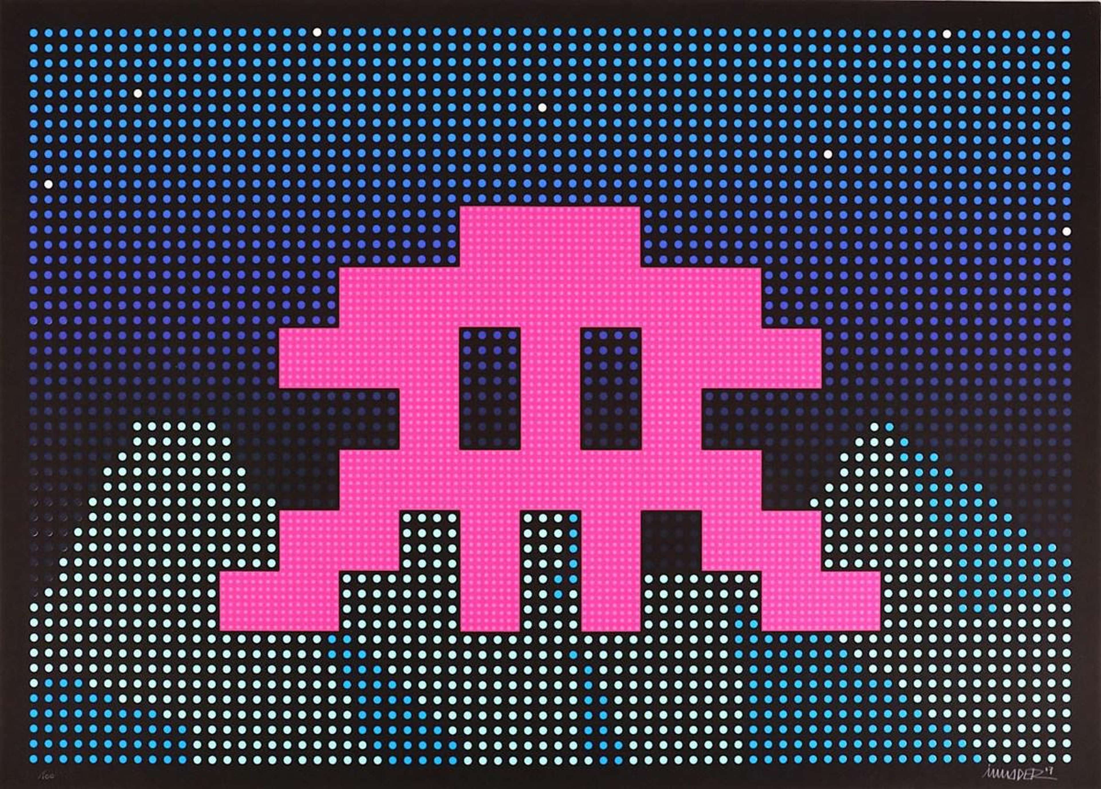 LED - Signed Print by Invader 2017 - MyArtBroker