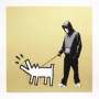 Banksy: Choose Your Weapon (gold) - Signed Print