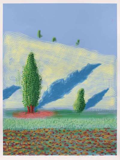 The Yosemite Suite 10 - Signed Print by David Hockney 2010 - MyArtBroker