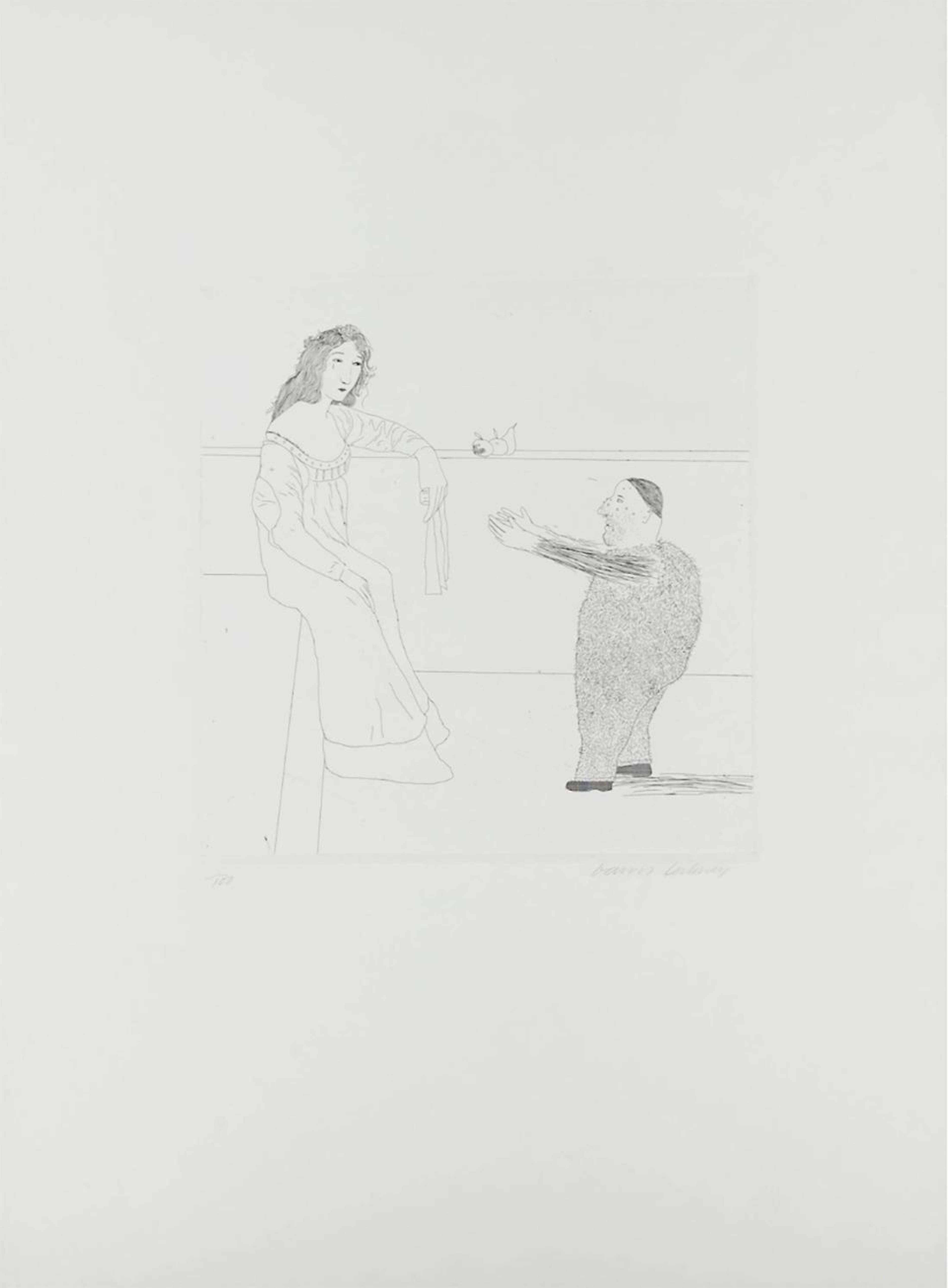 Pleading For The Child - Signed Print by David Hockney 1969 - MyArtBroker