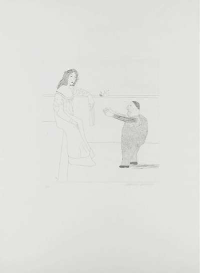 Pleading For The Child - Signed Print by David Hockney 1969 - MyArtBroker