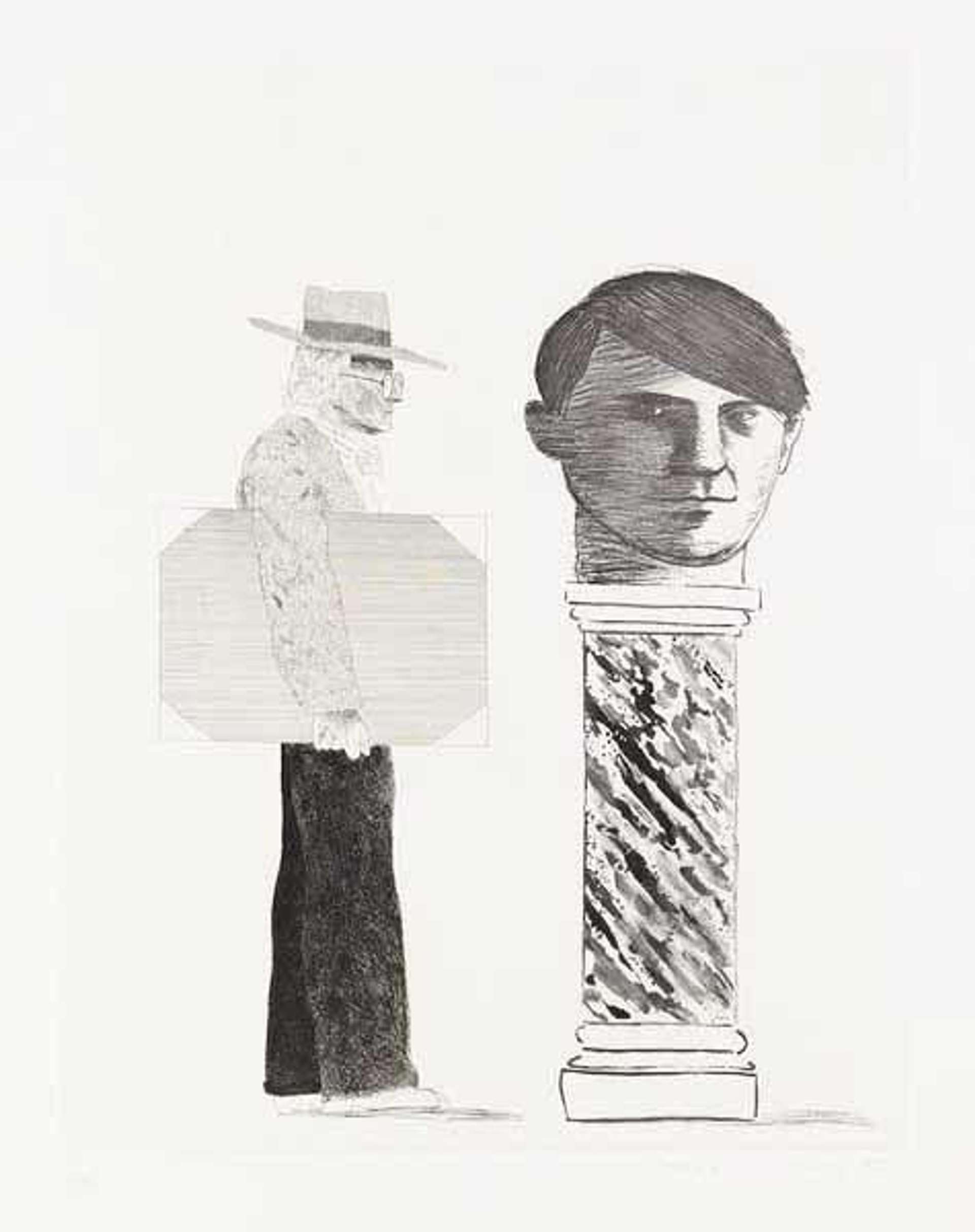 The Student - Signed Print by David Hockney 1973 - MyArtBroker
