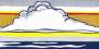 Roy Lichtenstein: Cloud And Sea - Signed Ceramic