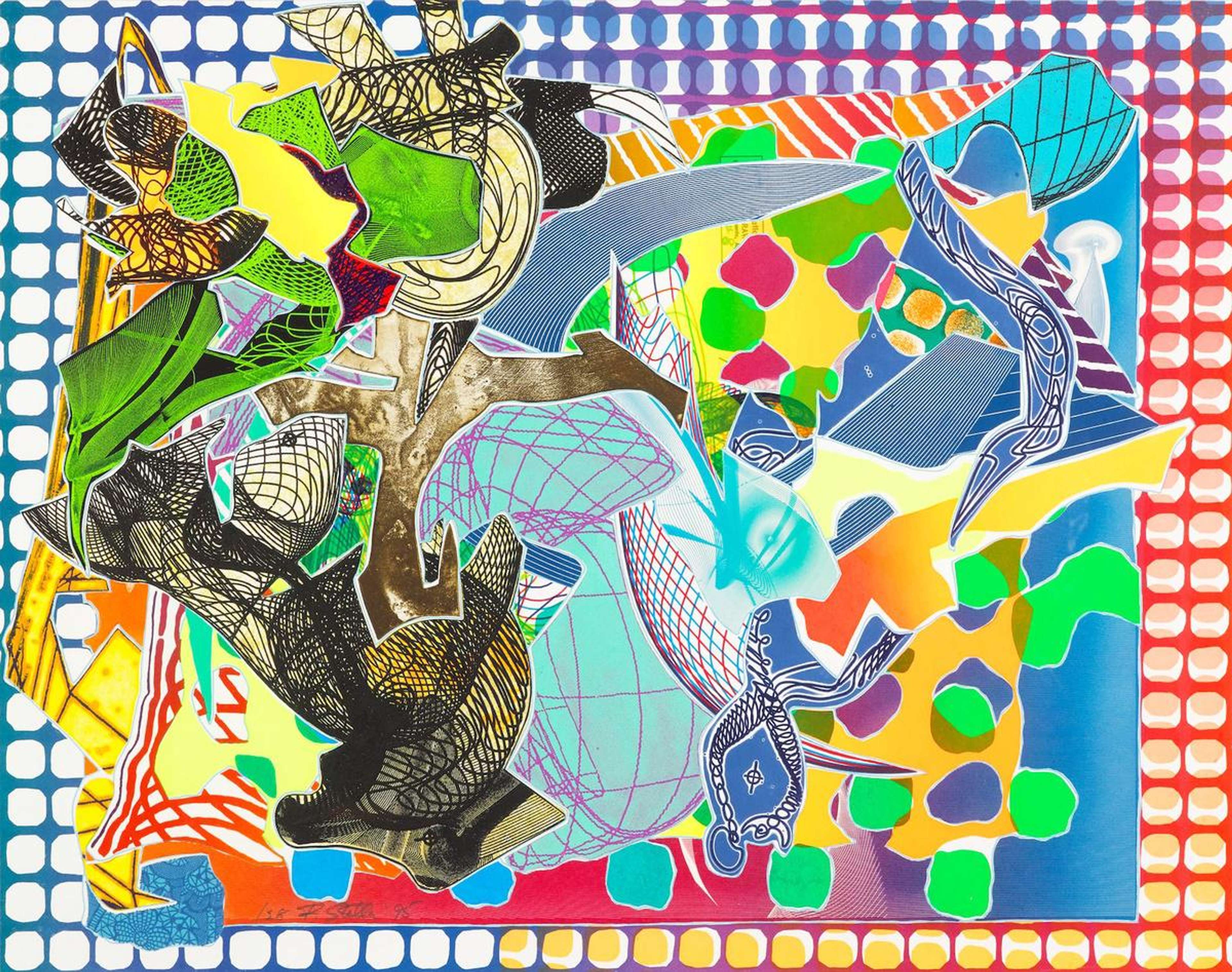 East Euralia - Signed Print by Frank Stella 1995 - MyArtBroker