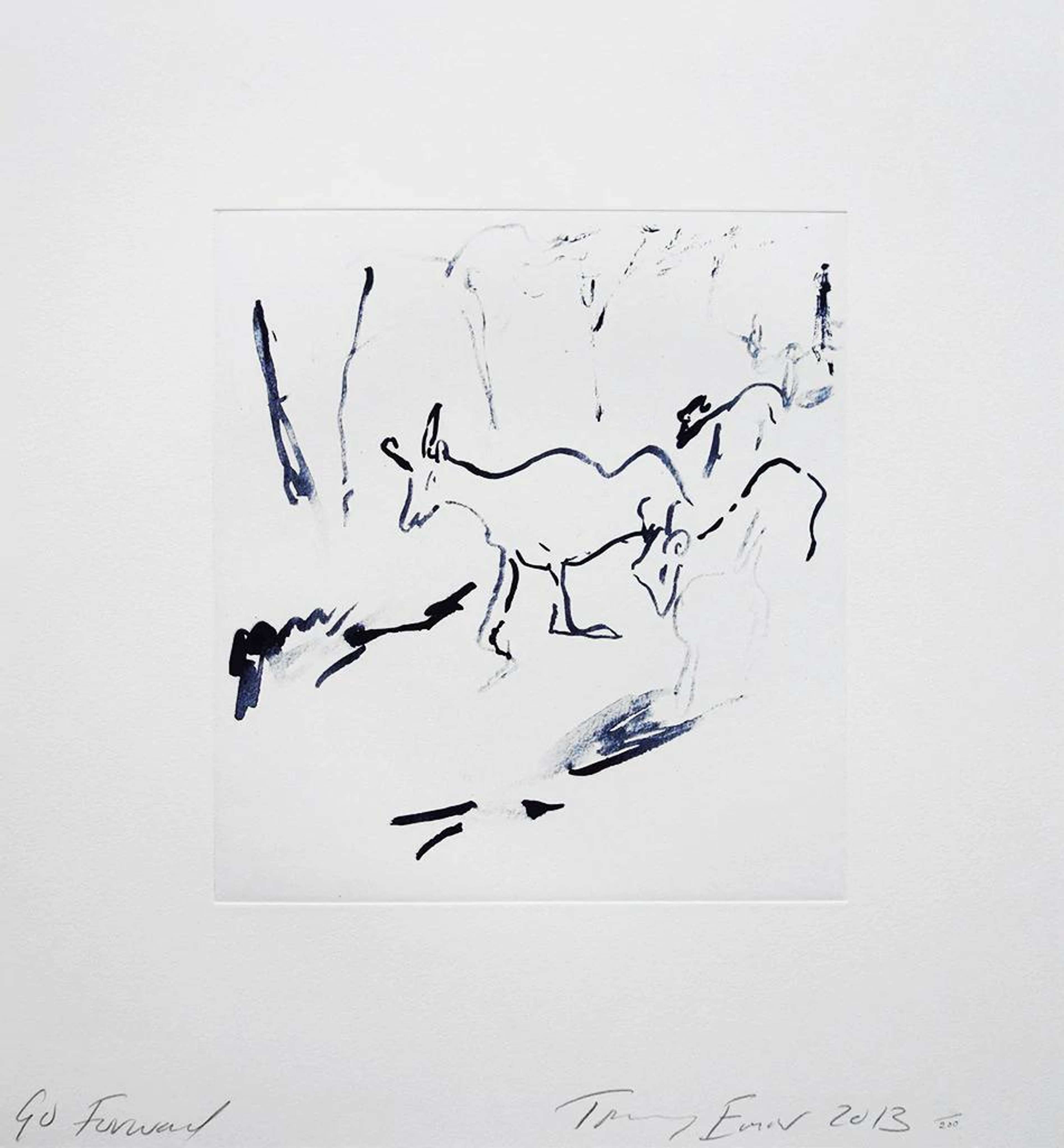 Go Forward - Signed Print by Tracey Emin 2013 - MyArtBroker