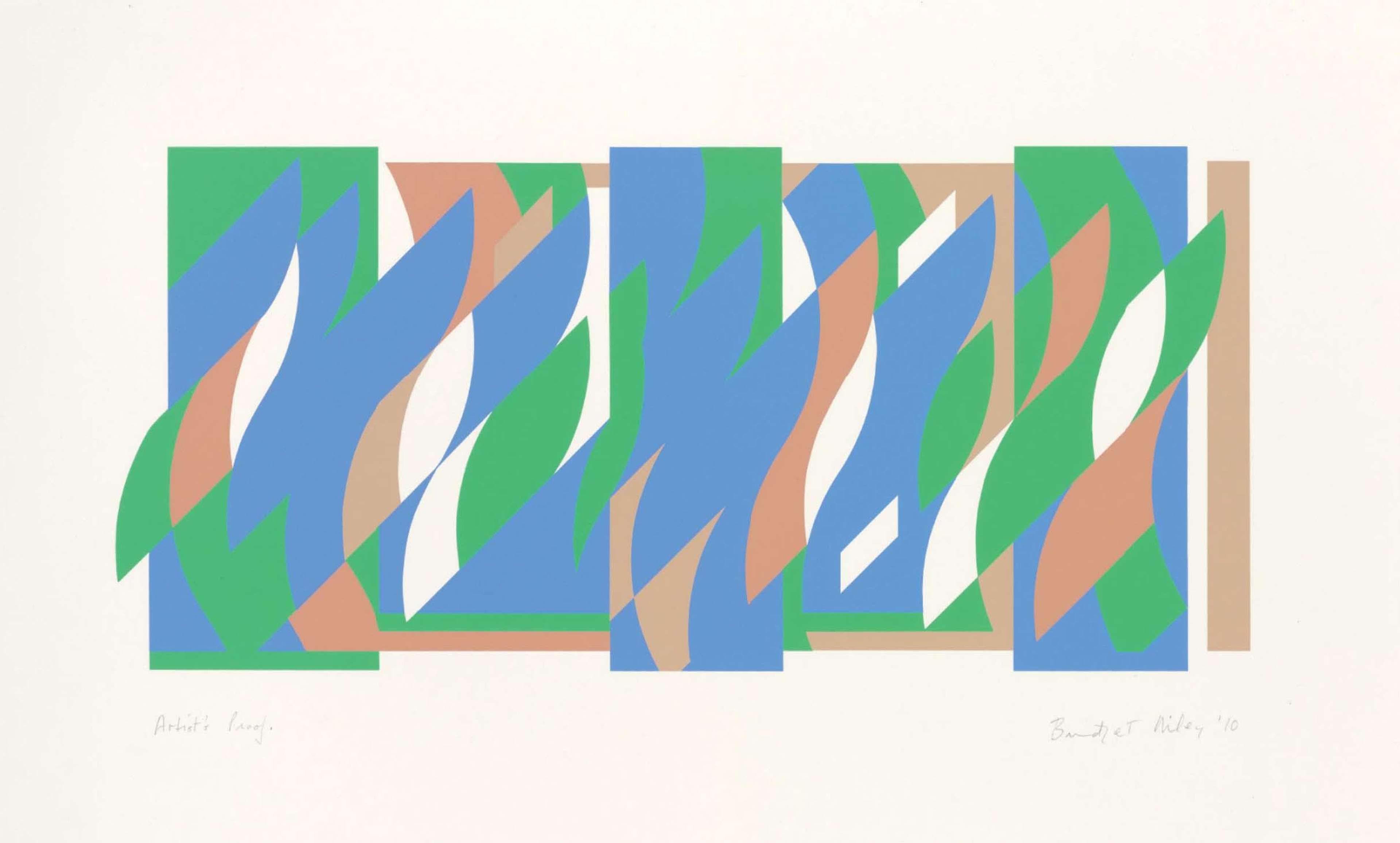 Arcadia 3 - Signed Print by Bridget Riley 2010 - MyArtBroker