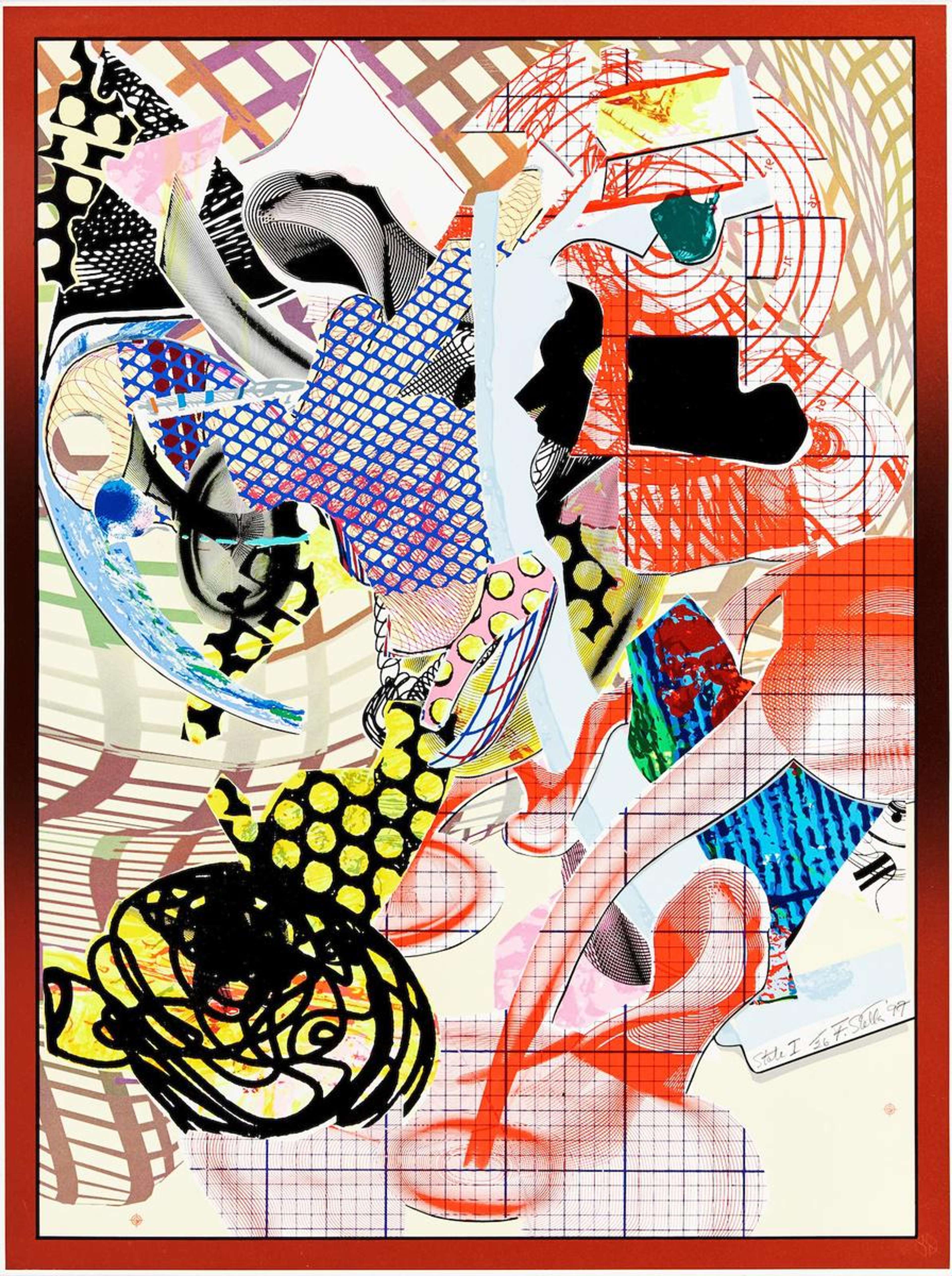 Coxuria (State I) - Signed Print by Frank Stella 1997 - MyArtBroker