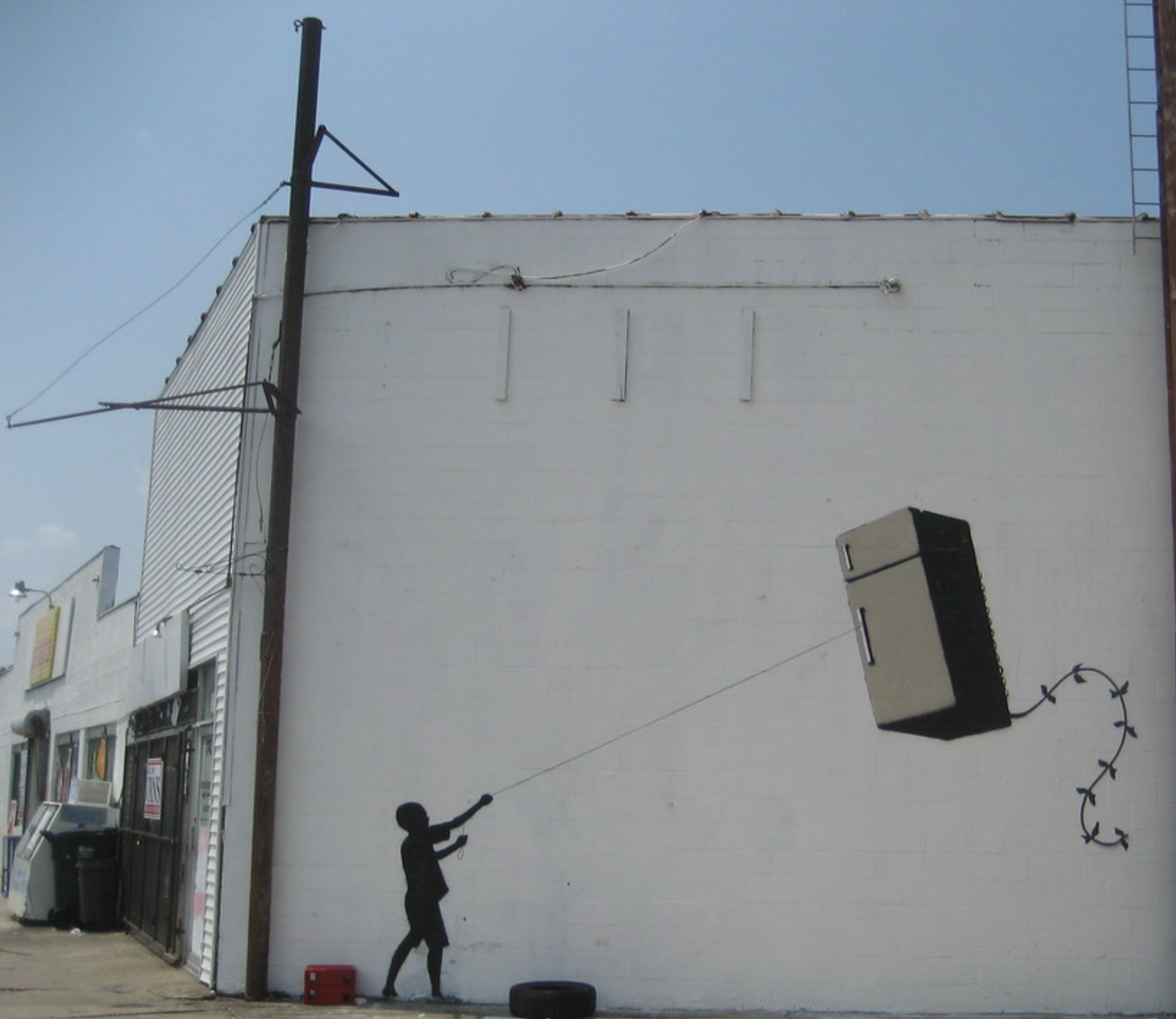 Child with Kite Fridge by Banksy - MyArtBroker