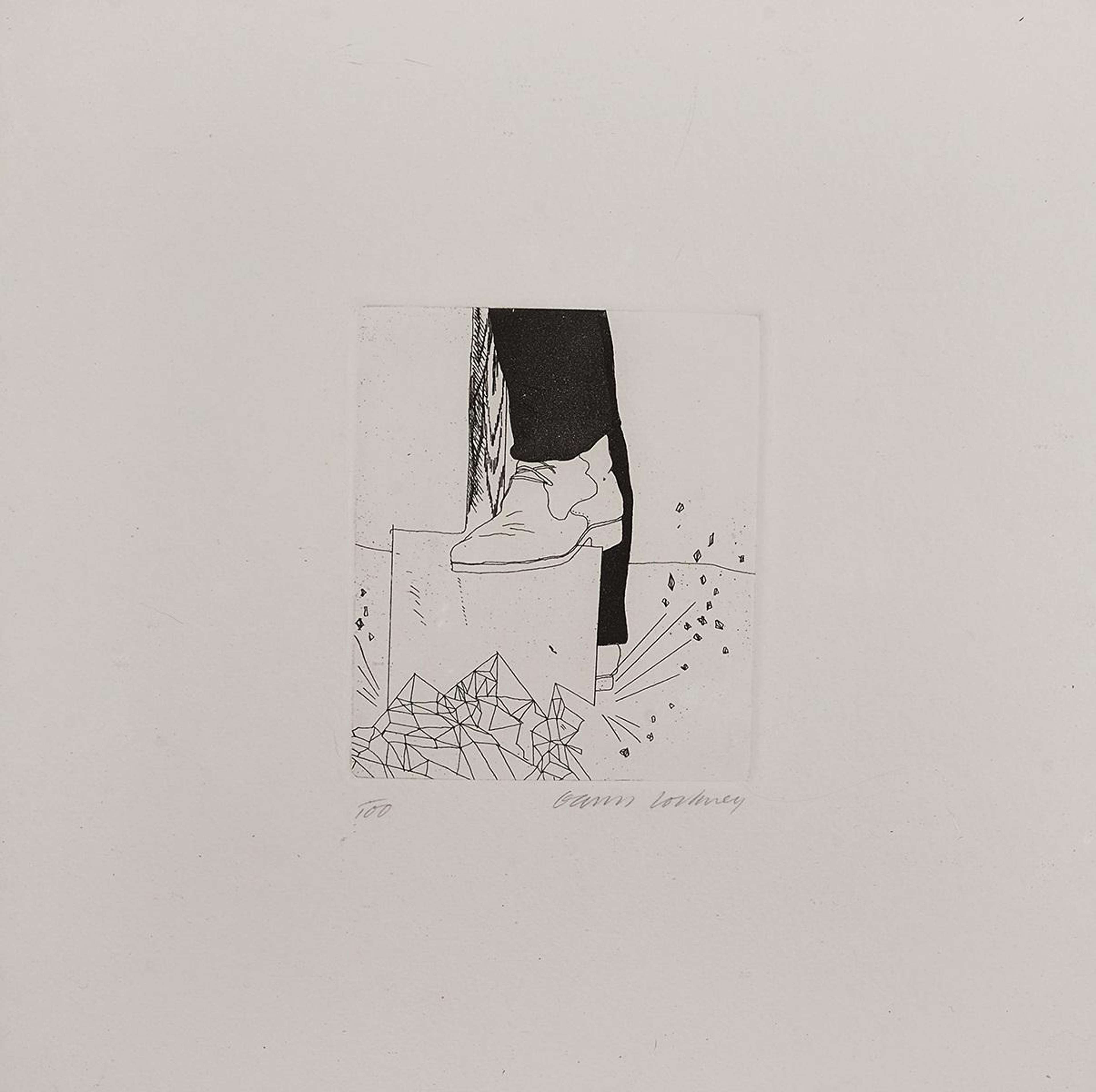 Digging Up Glass - Signed Print by David Hockney 1969 - MyArtBroker