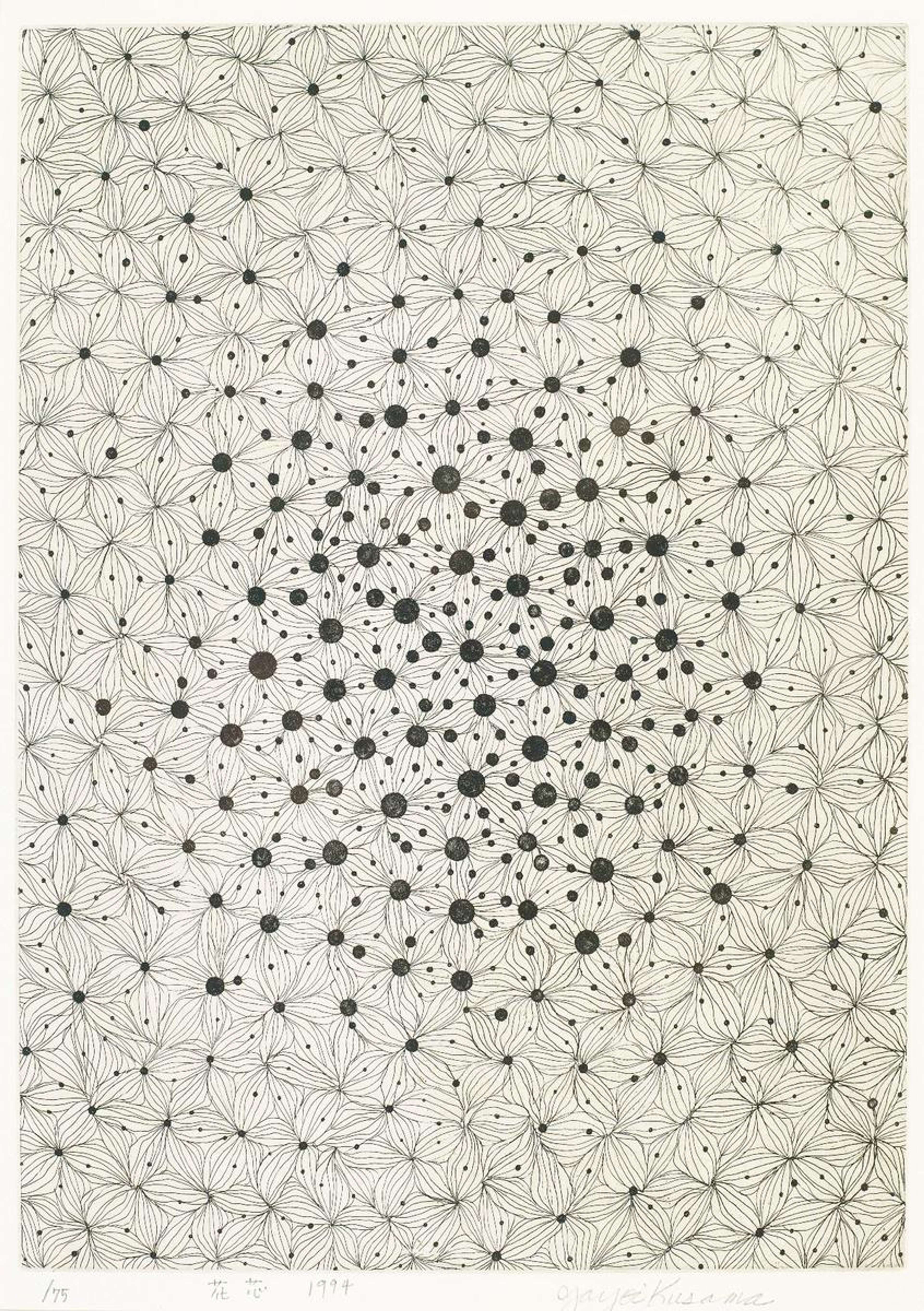 Pistils And Stamens - Signed Print by Yayoi Kusama 1994 - MyArtBroker