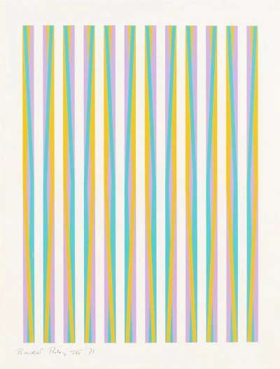 Stripes - Signed Print by Bridget Riley 1971 - MyArtBroker