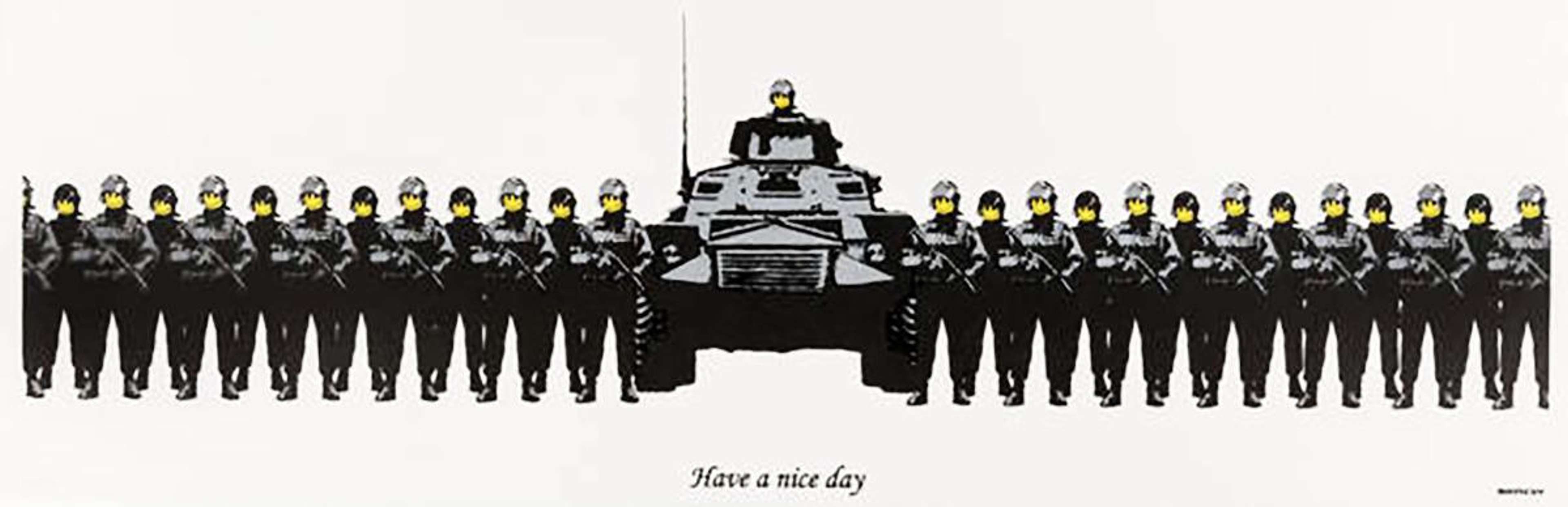 Have A Nice Day (Anarchist Book Fair) - Signed Print by Banksy 2003 - MyArtBroker