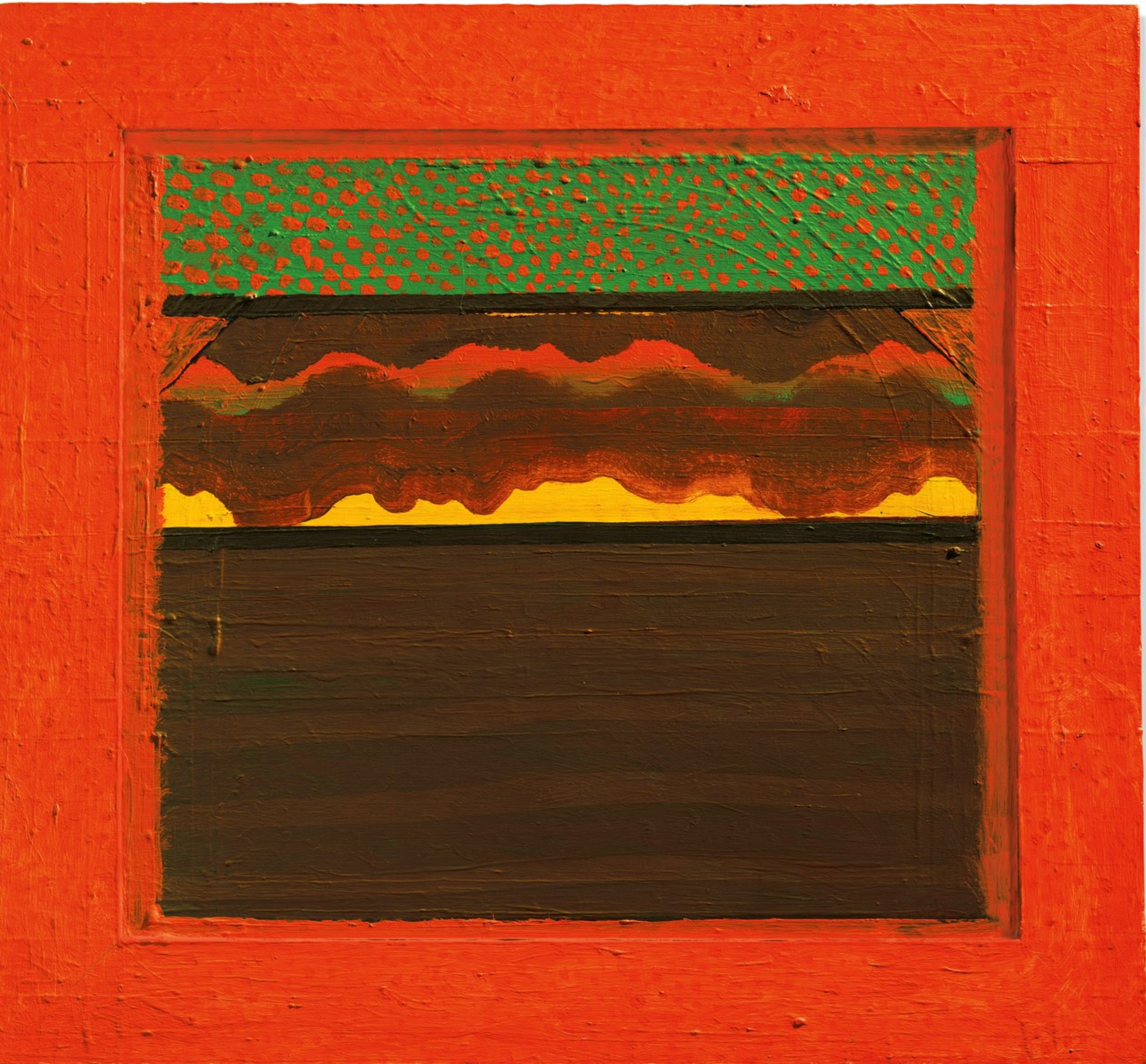 Bombay Sunset by Howard Hodgkin