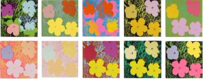 Flowers (F. & S. II.64-73) (complete set) - Signed Print by Andy Warhol 1970 - MyArtBroker