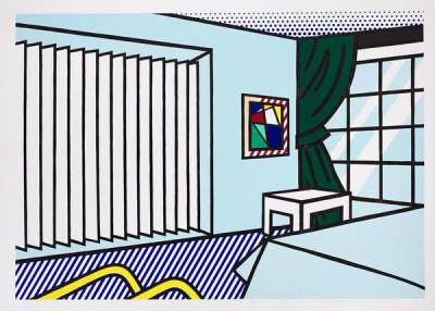Bedroom - Signed Print by Roy Lichtenstein 1990 - MyArtBroker