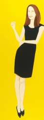 Alex Katz: Black Dress (Christy) - Signed Print