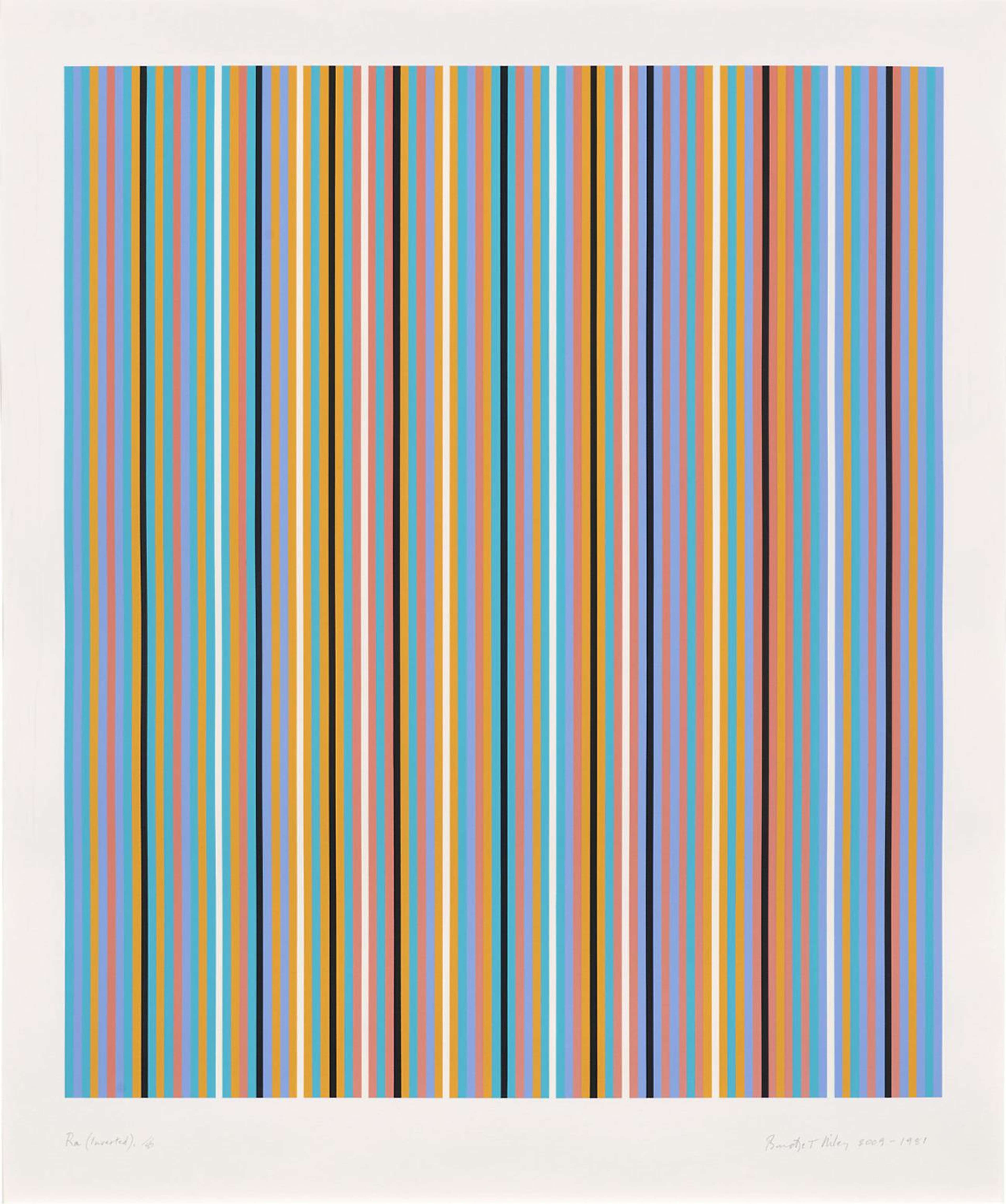 RA (Inverted) - Signed Print by Bridget Riley 2009 - MyArtBroker