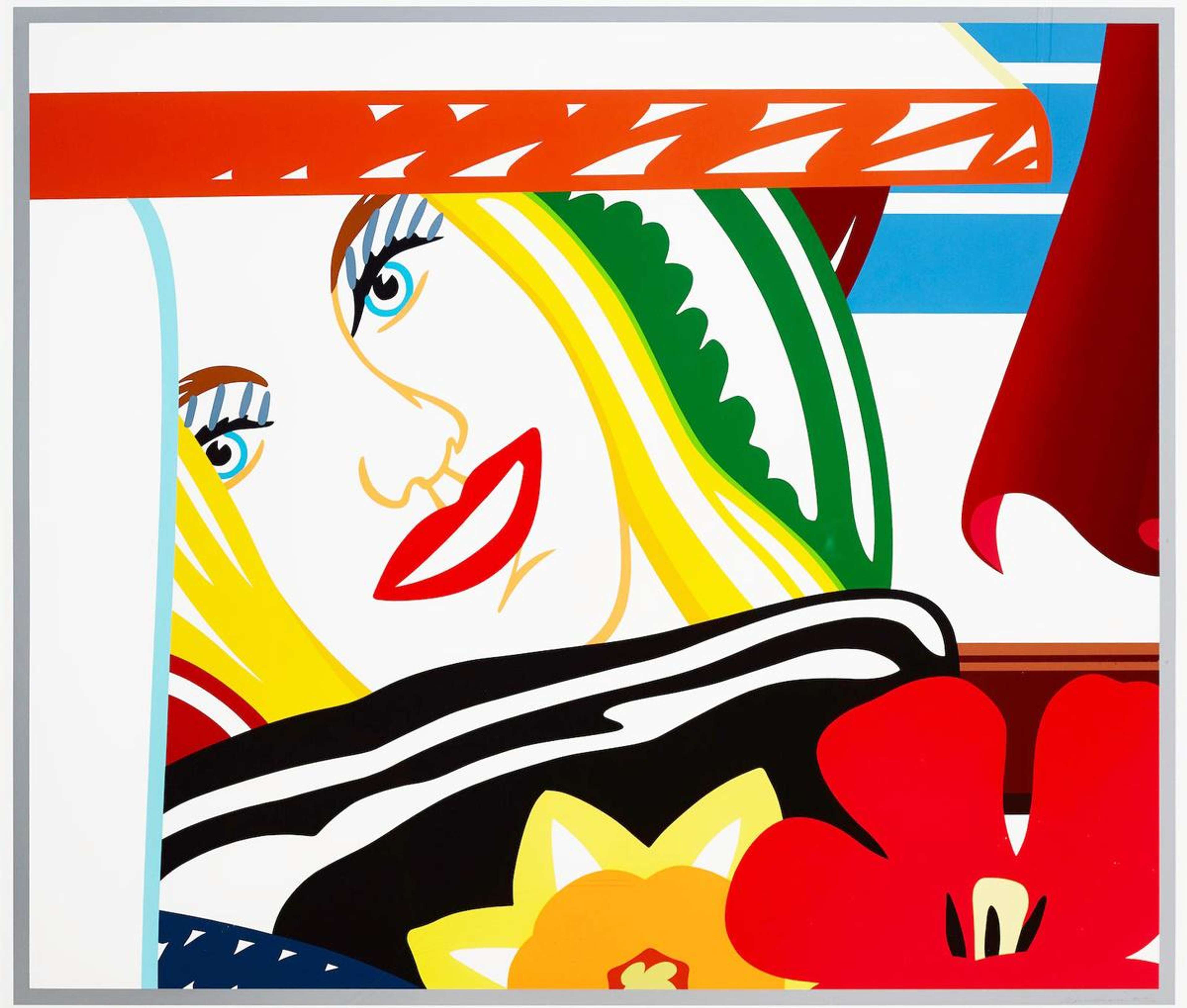 Bedroom Face 41 - Signed Print by Tom Wesselmann 1990 - MyArtBroker